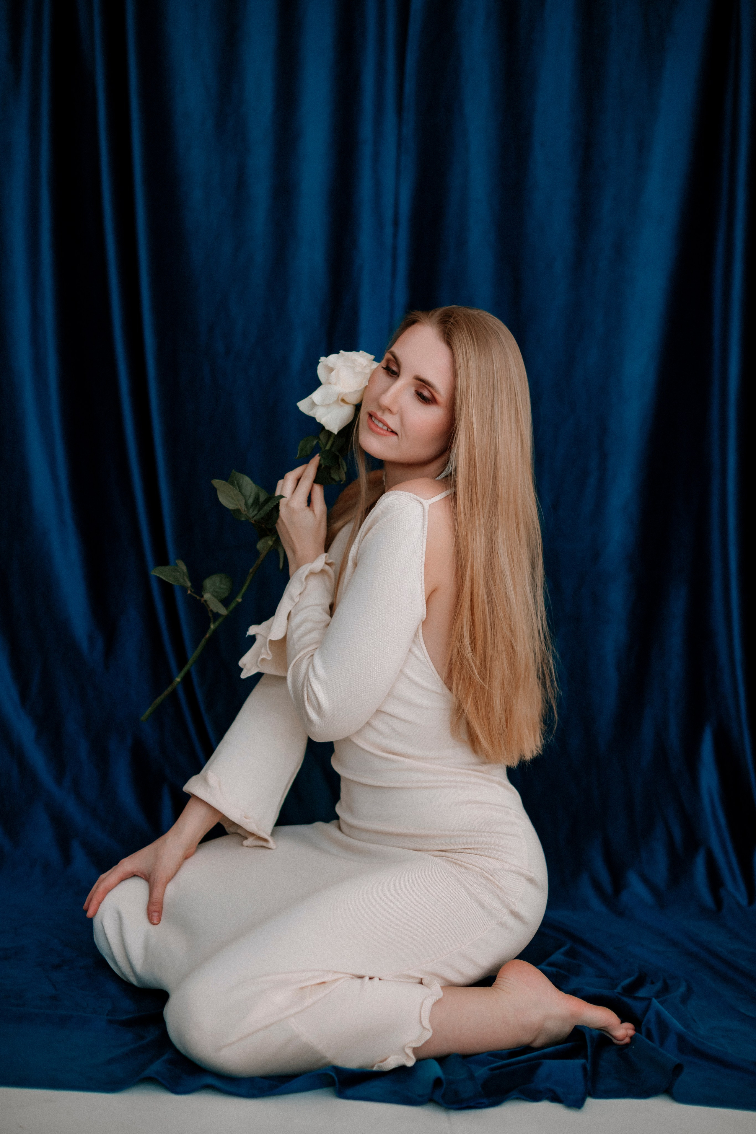 Съемка в тканях, Анастасия. Фотограф Калуга