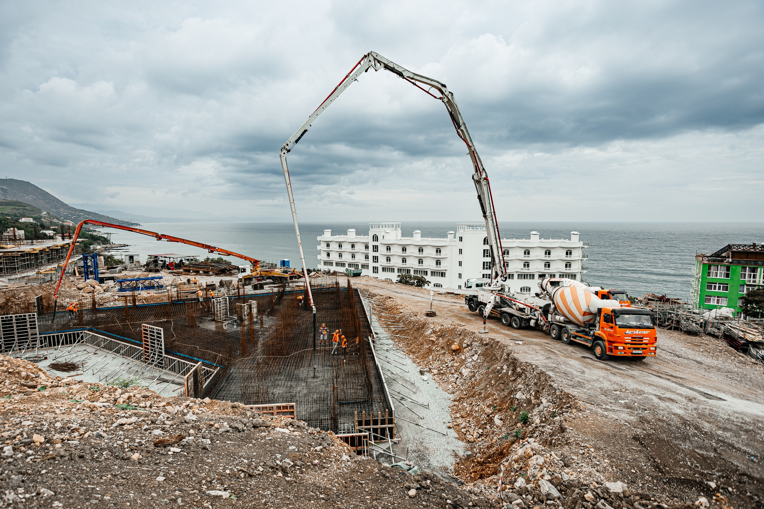 Комплекс апартаментов Letto, заливка бетона_16.09.2024. Аминов Руслан | Фотограф