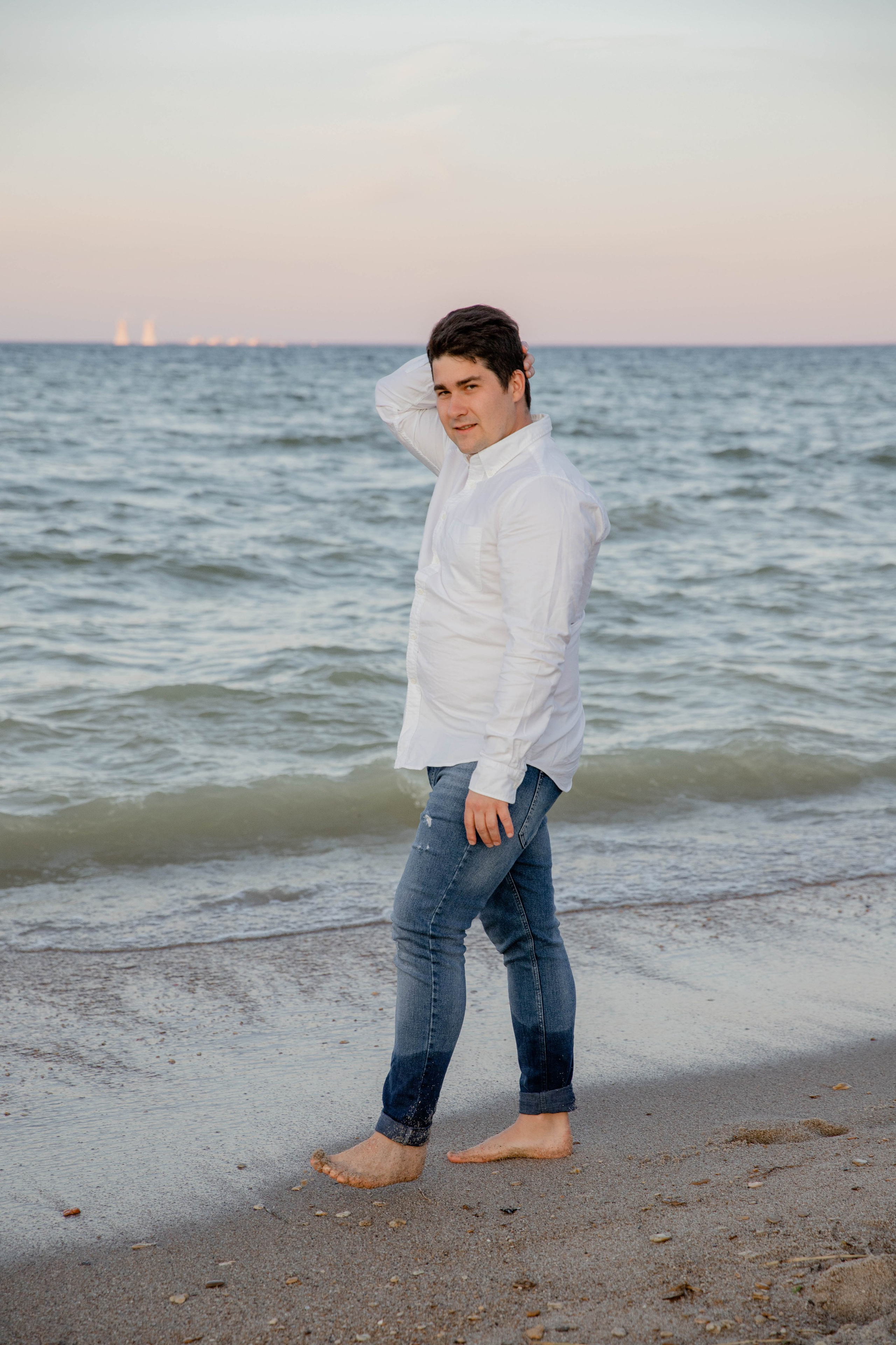 Фотосессия беременности на море. Свадебный фотограф Бакрымова Валентина