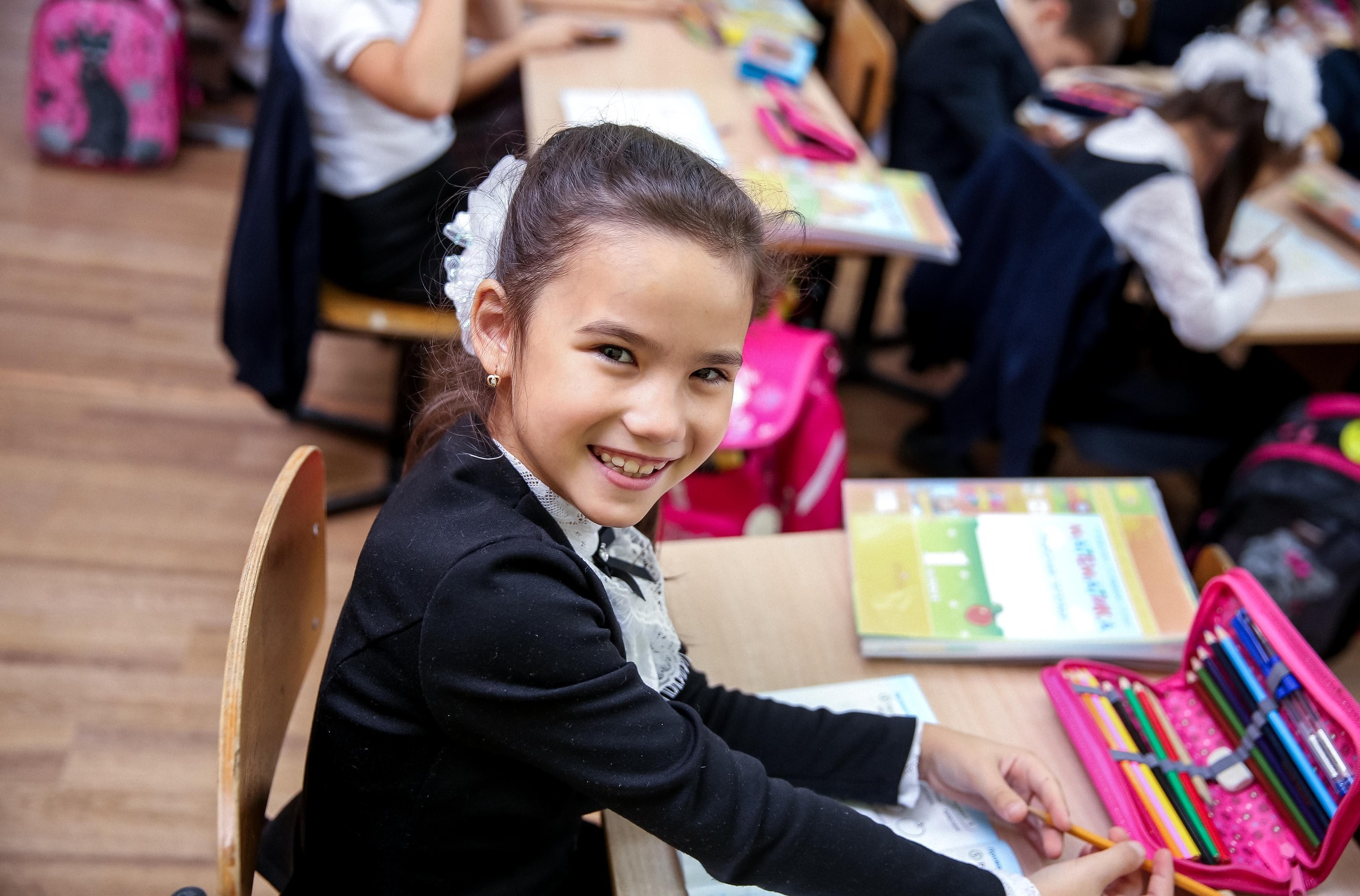 Первоклашки. Выпускные альбомы в Казани фотограф Сергей Жегалов