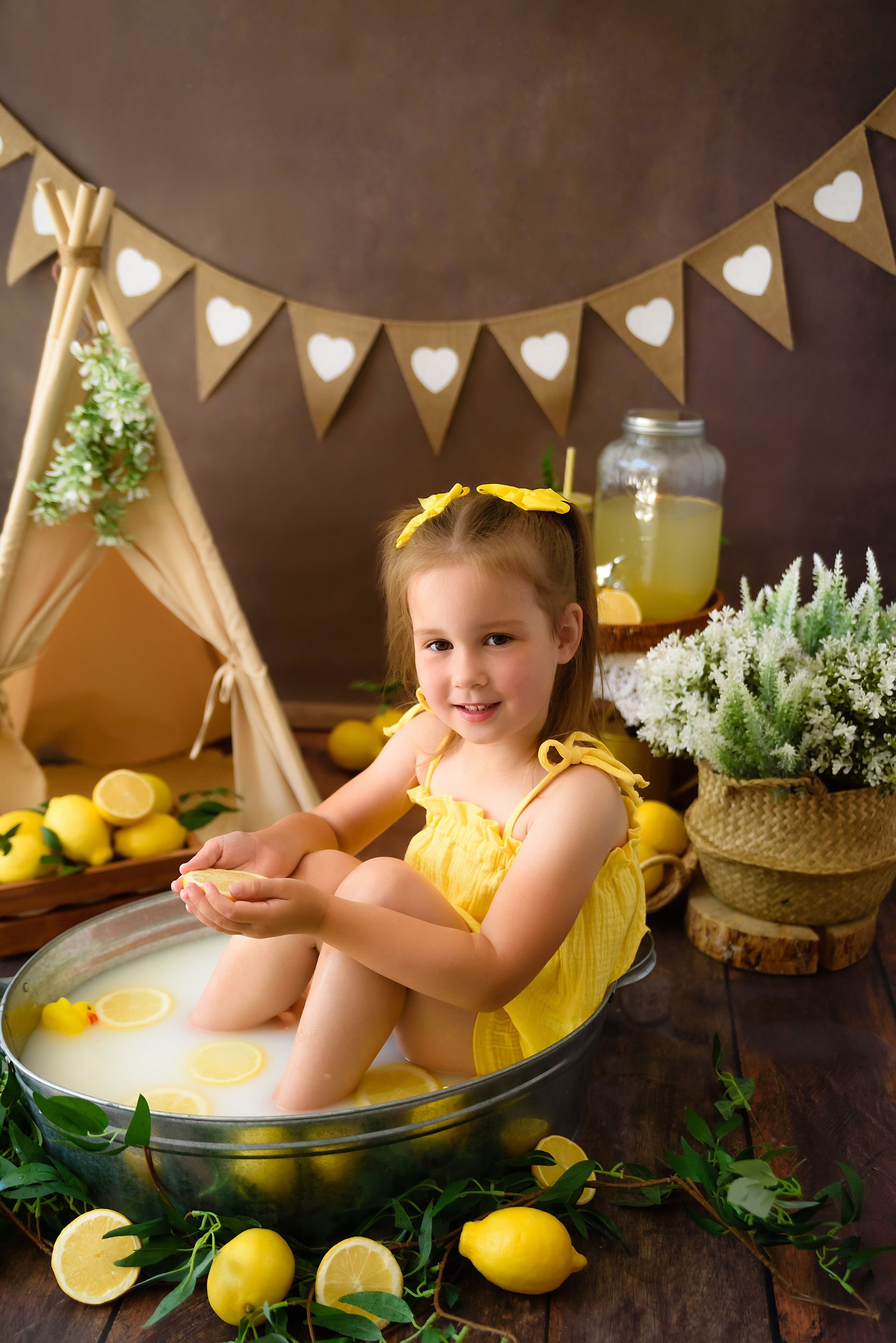 Фотопроект «Лимончики» Аня. Детский Фотограф |Фотограф на годик в Брянске Ирина Романова