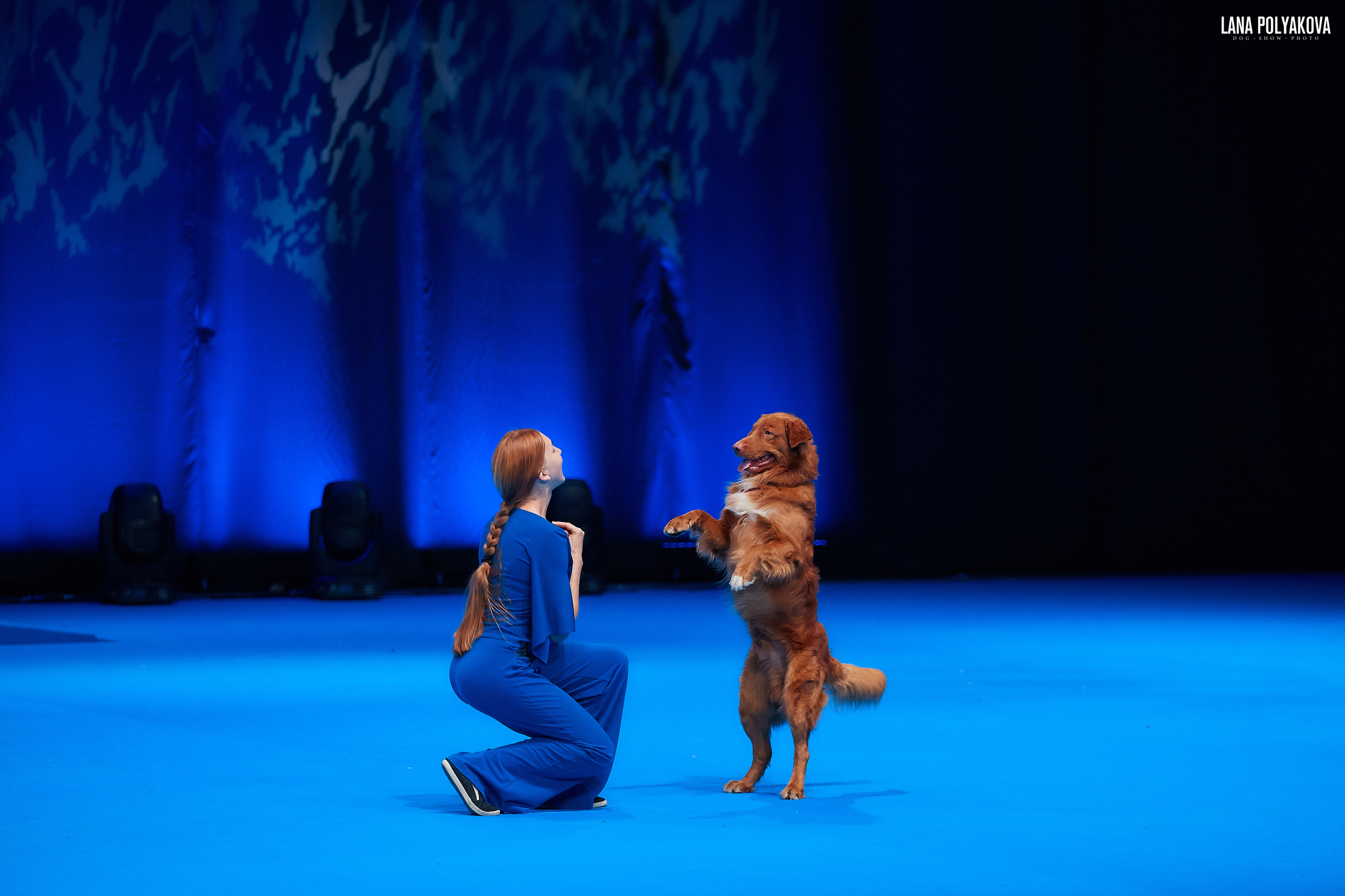 Наталья Рублева и новошотландский ретривер