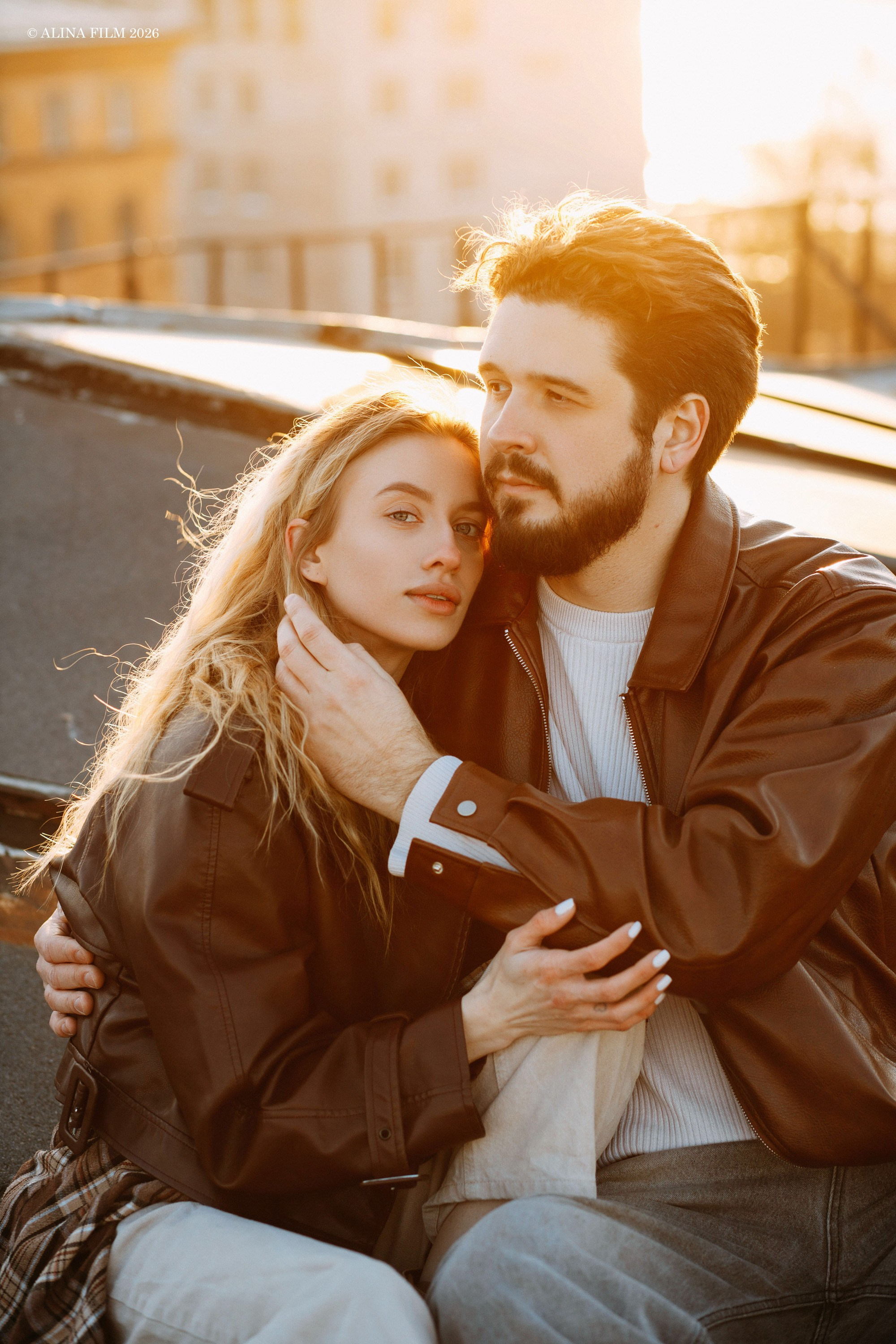 Фотосессия на крыше у Петропавловской крепости. Фотограф в Санкт-Петербурге Alina Film