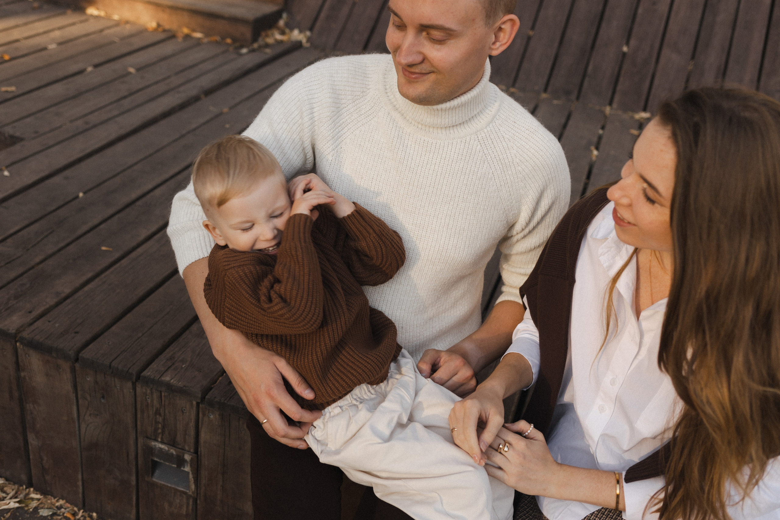 Илья, Марина и Максим. Семейный фотограф в Москве