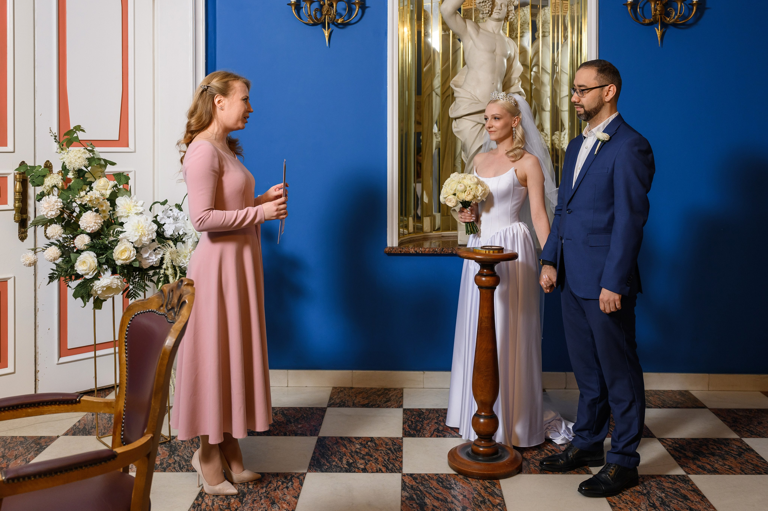 Свадебный банкет Golden Ring Hotel ресторан Зимний сад. Свадебный фотограф Москва Юрий Кульман