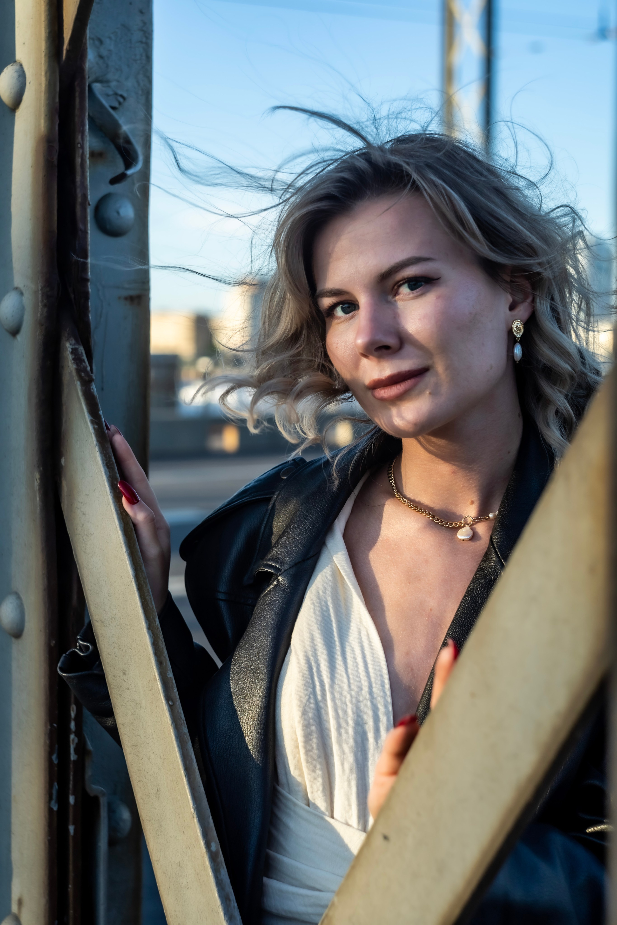 Невская ратуша и Большеохтинский мост (2025). Драчёва Елена портретный фотограф Санкт-Петербург