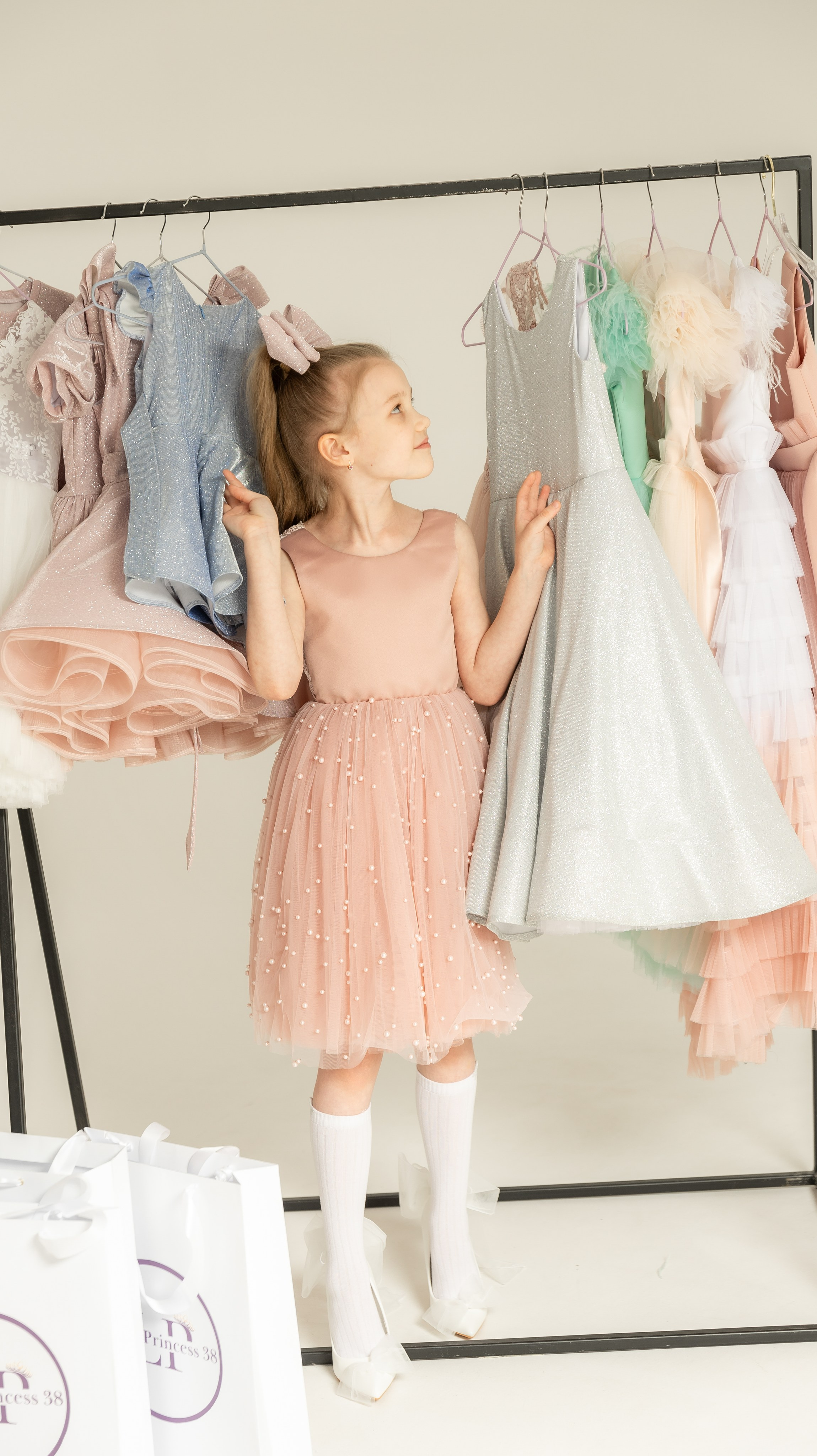 Платье " Жемчужина» на рост 116-122. Little_Princess.38