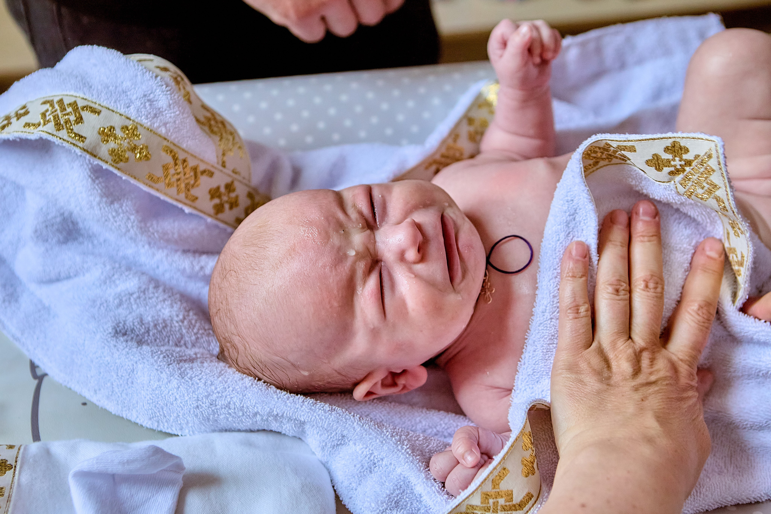 Таинство Крещения младенца Марка