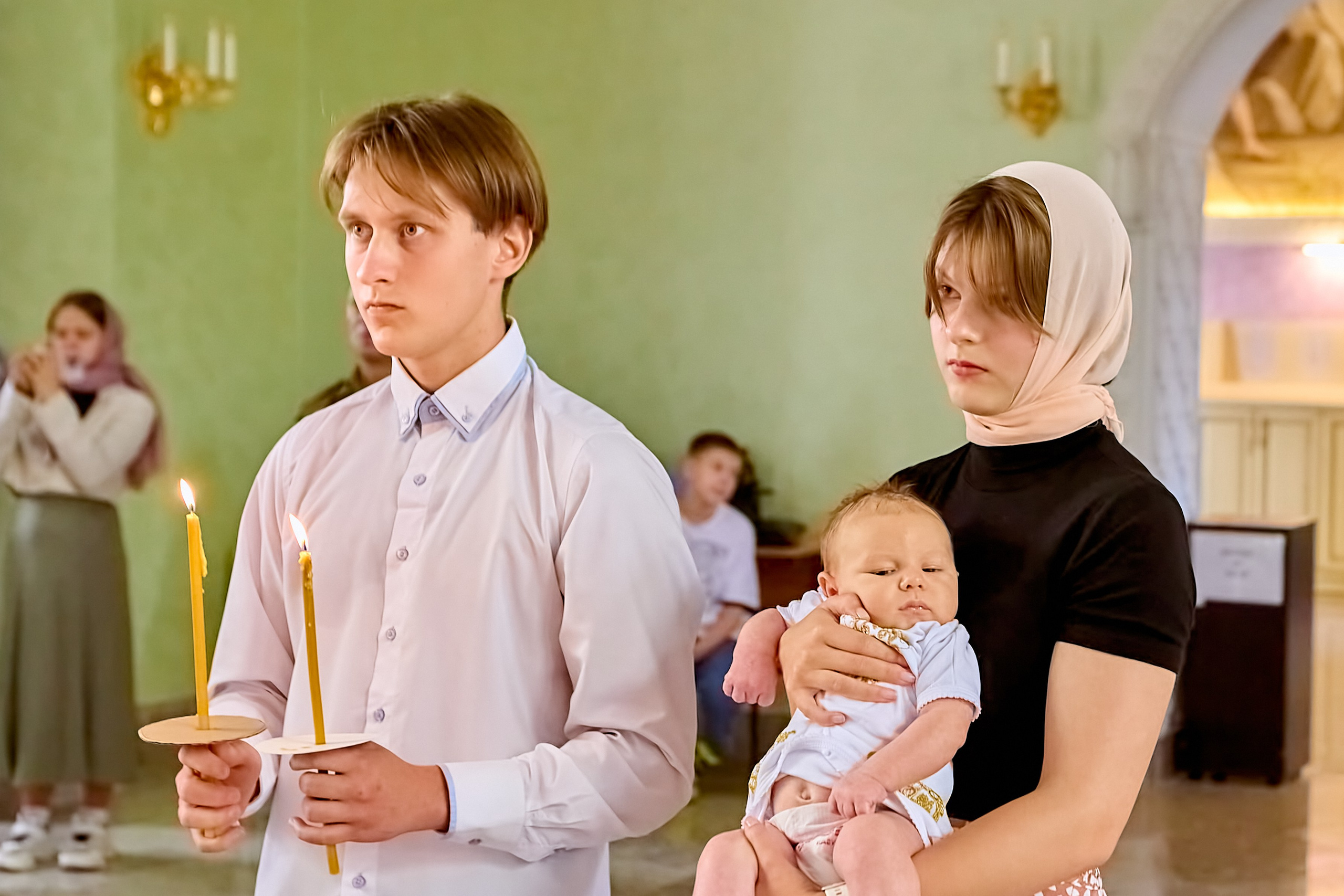 Фотографии Крещения младенца Алексея