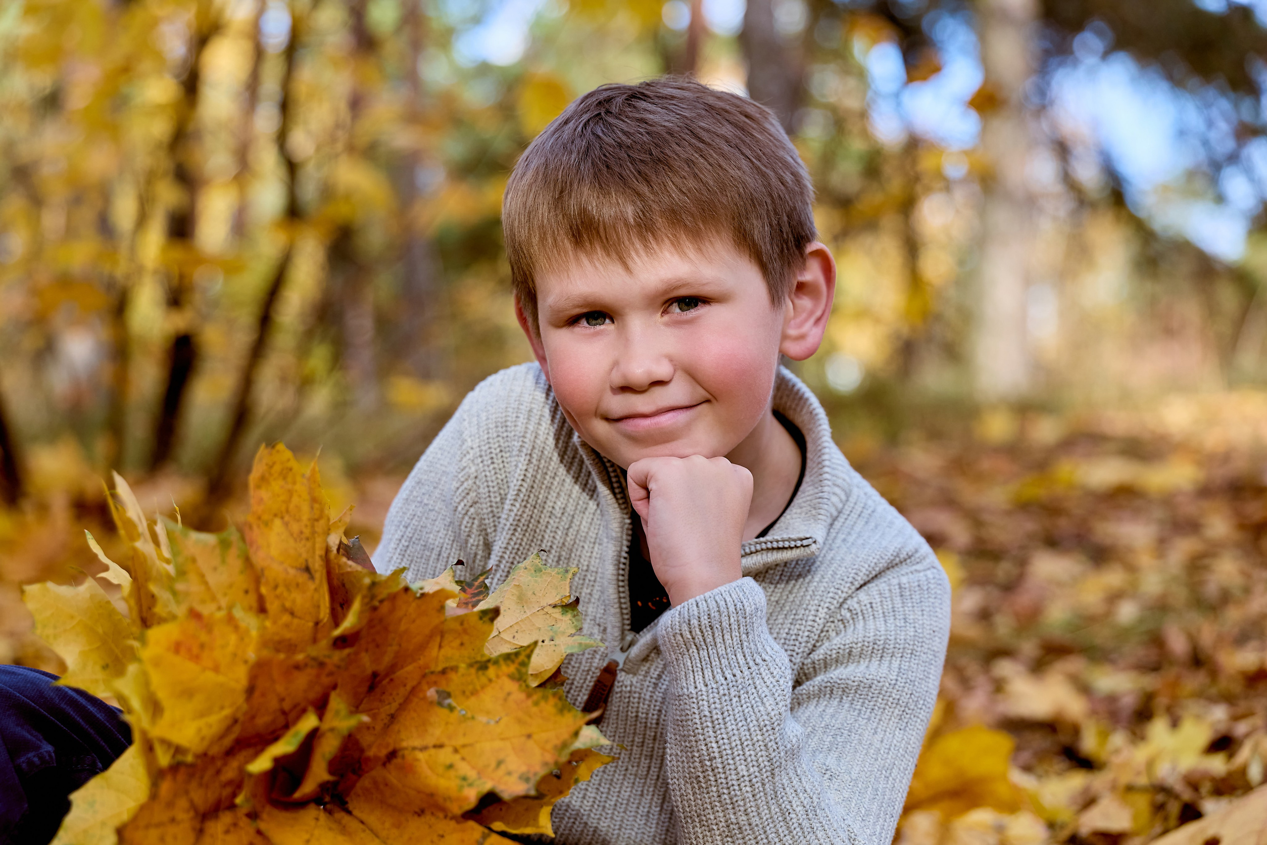 Золотая Осень школьная фотосессия