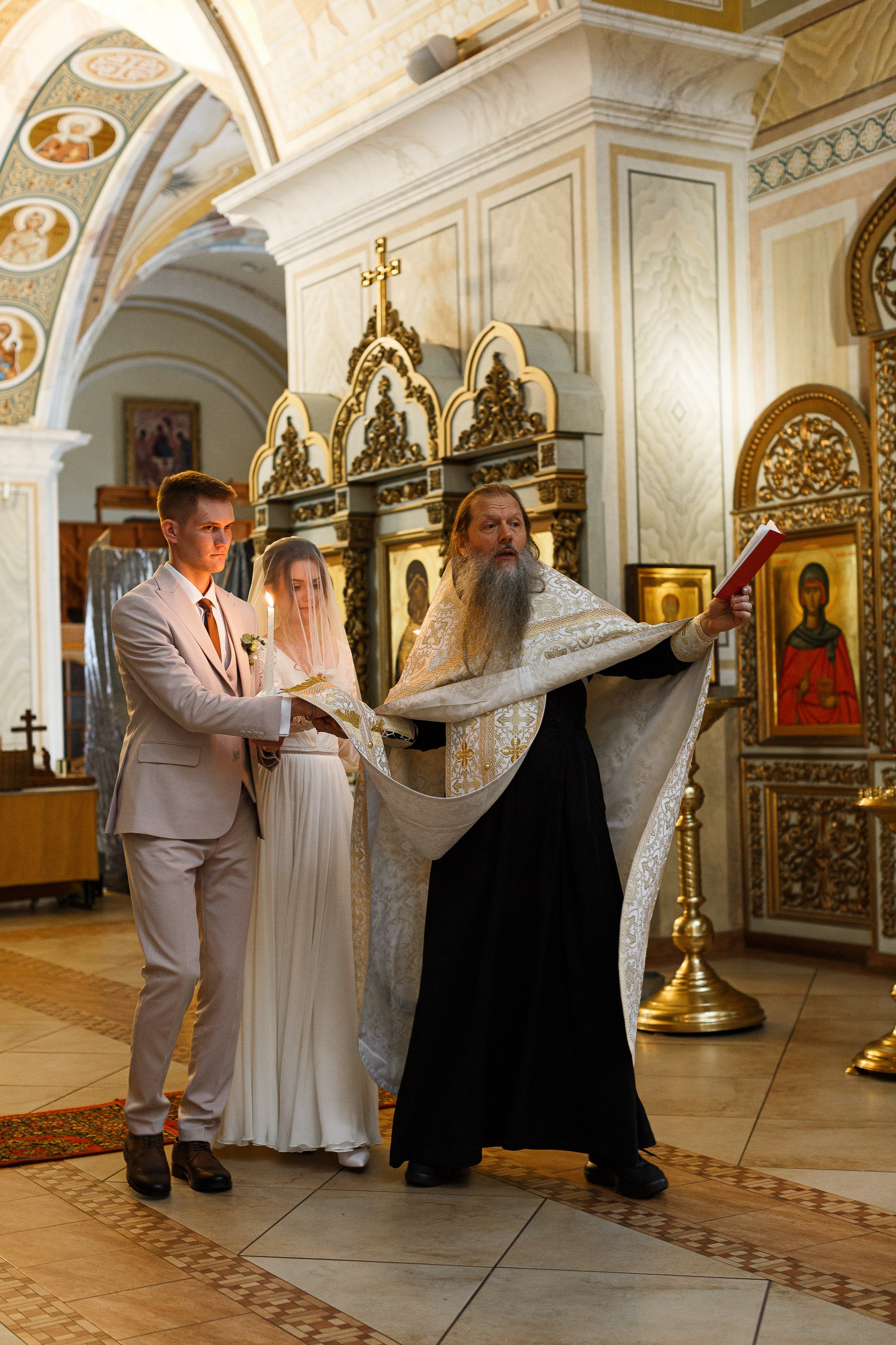 Венчание в храме Живоначальной Троицы на Шаболовке