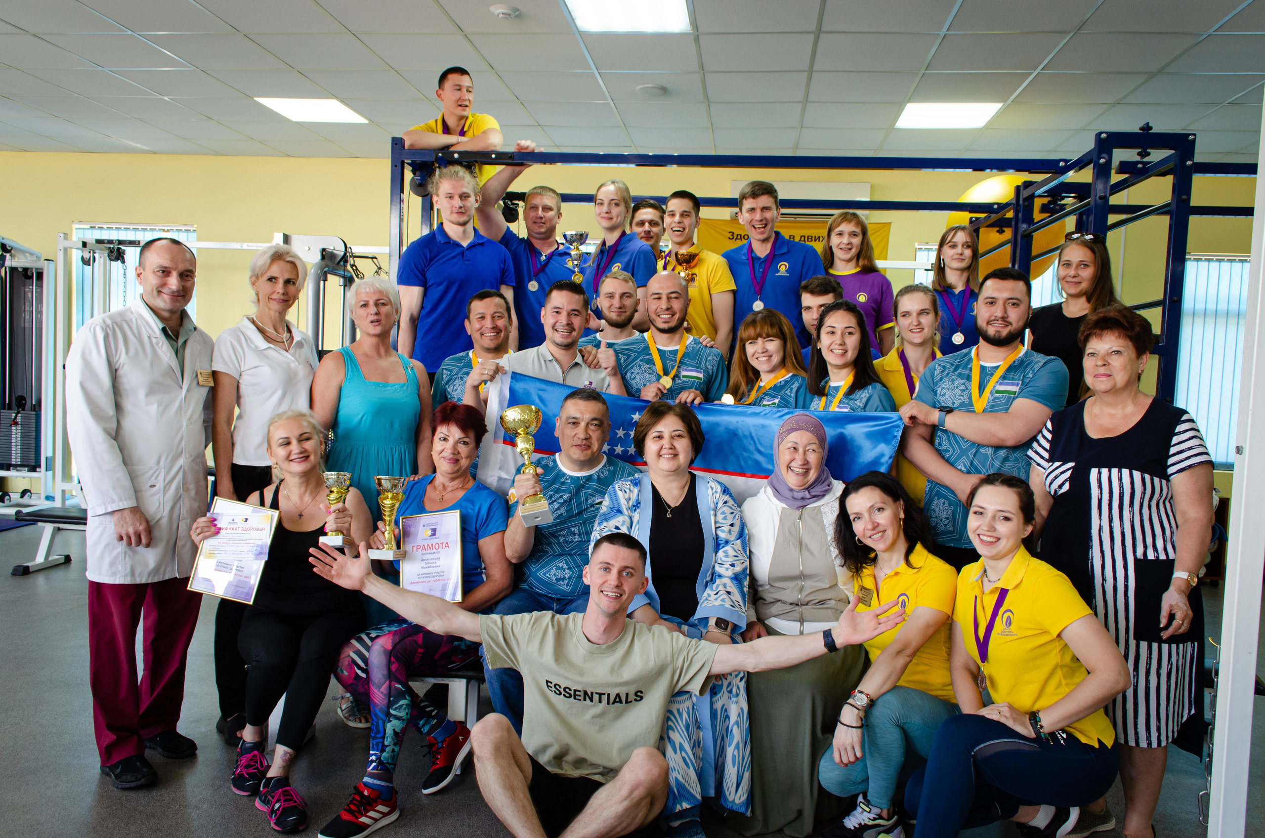 Медицинское спортивное мероприятие. Фотограф