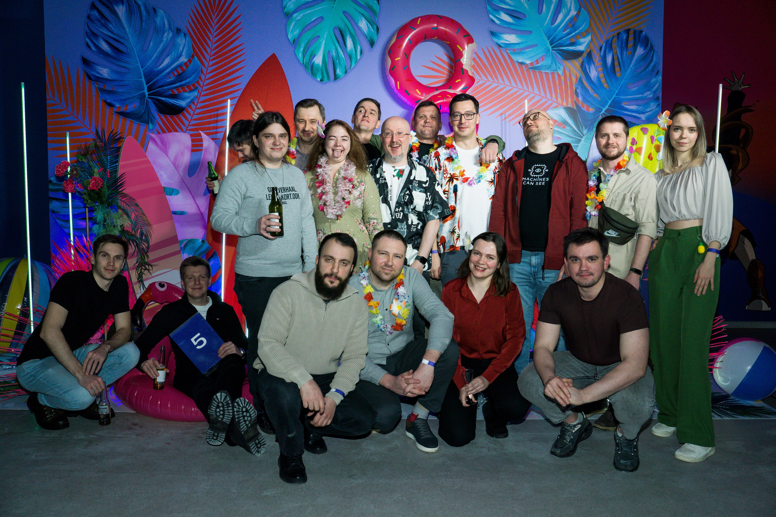 МТС корпоратив Гавайская вечеринка. Фотограф