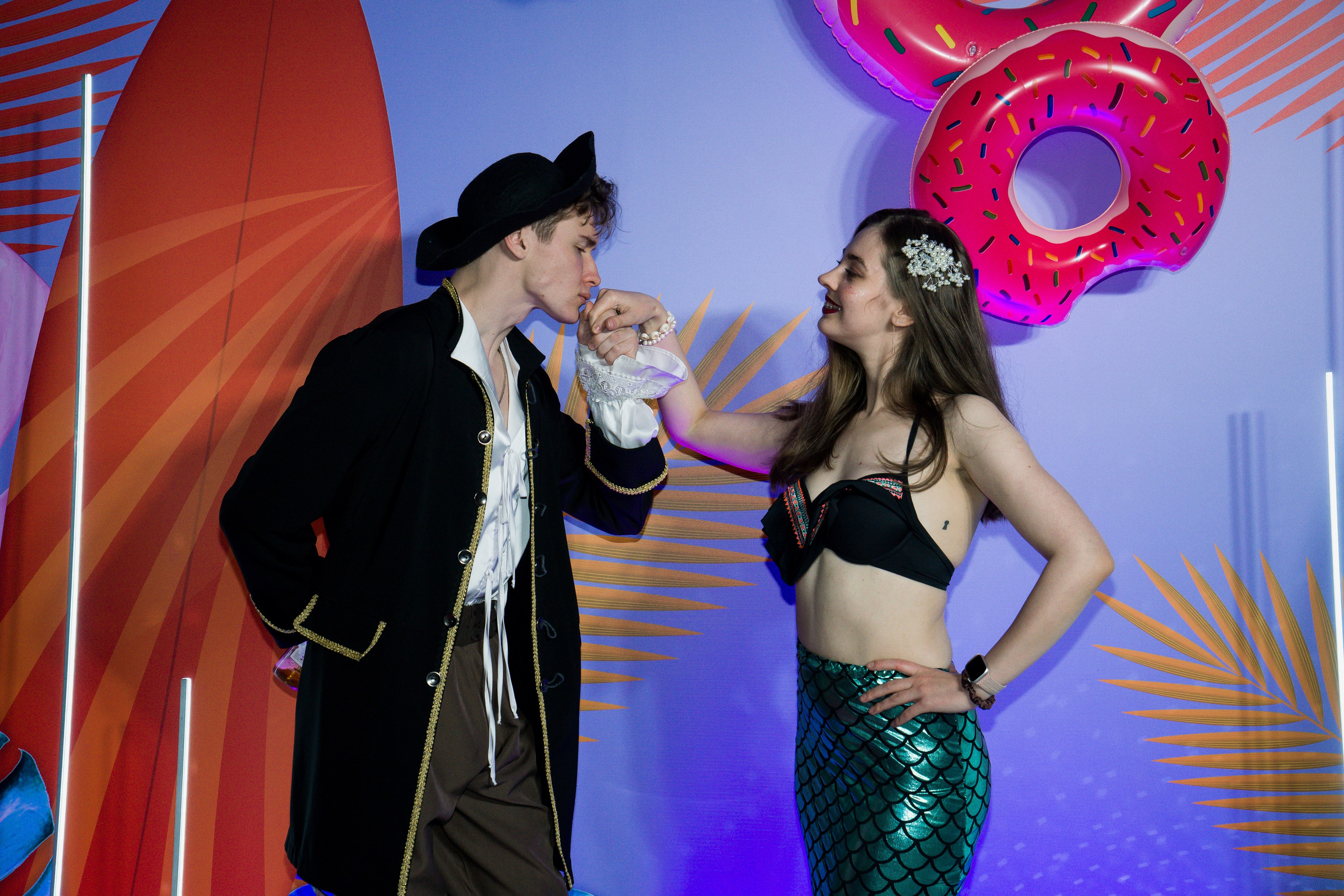 МТС корпоратив Гавайская вечеринка. Фотограф