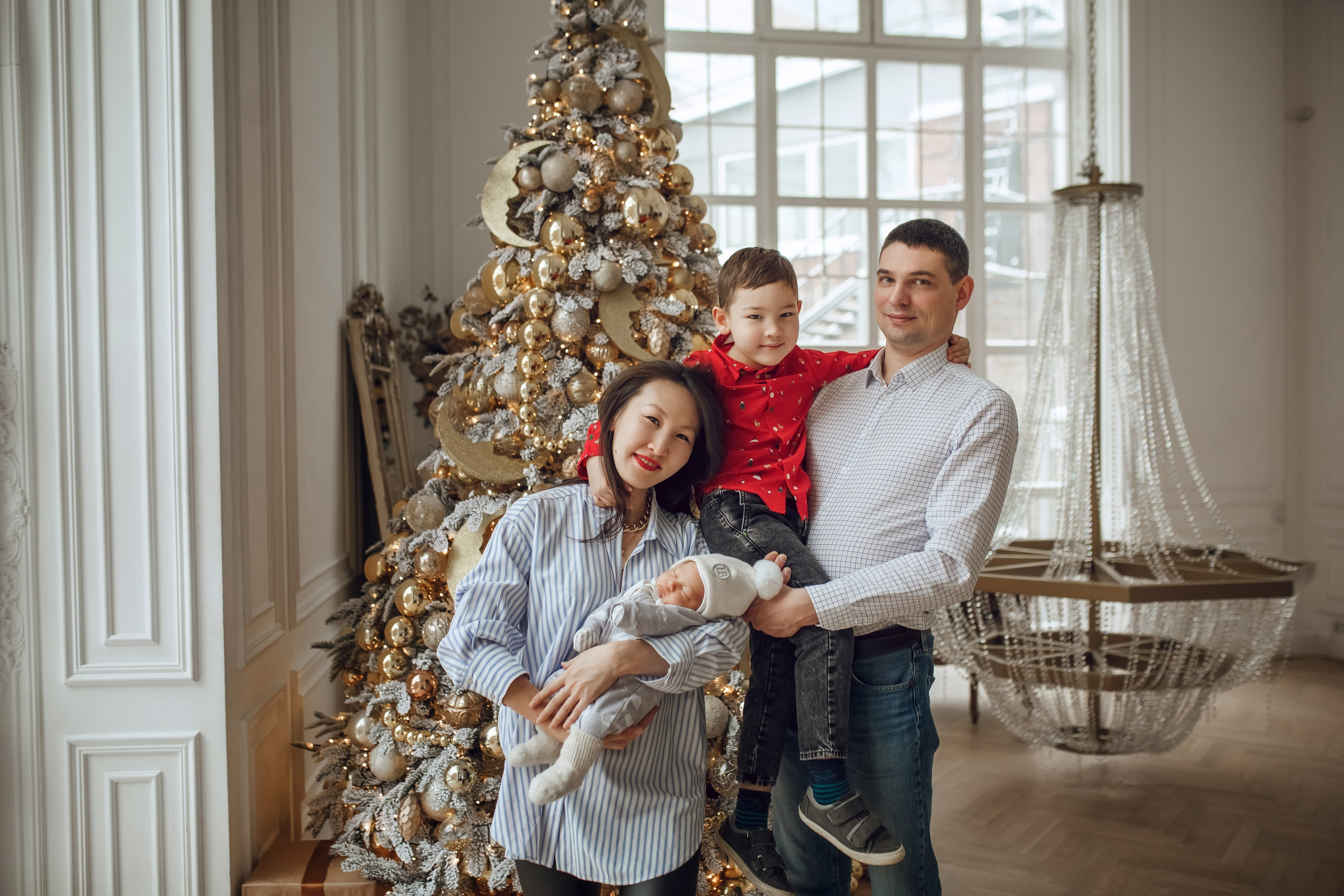 Ника, Родион и Рома. Фотограф на Крещение, семейный фотограф в Москве