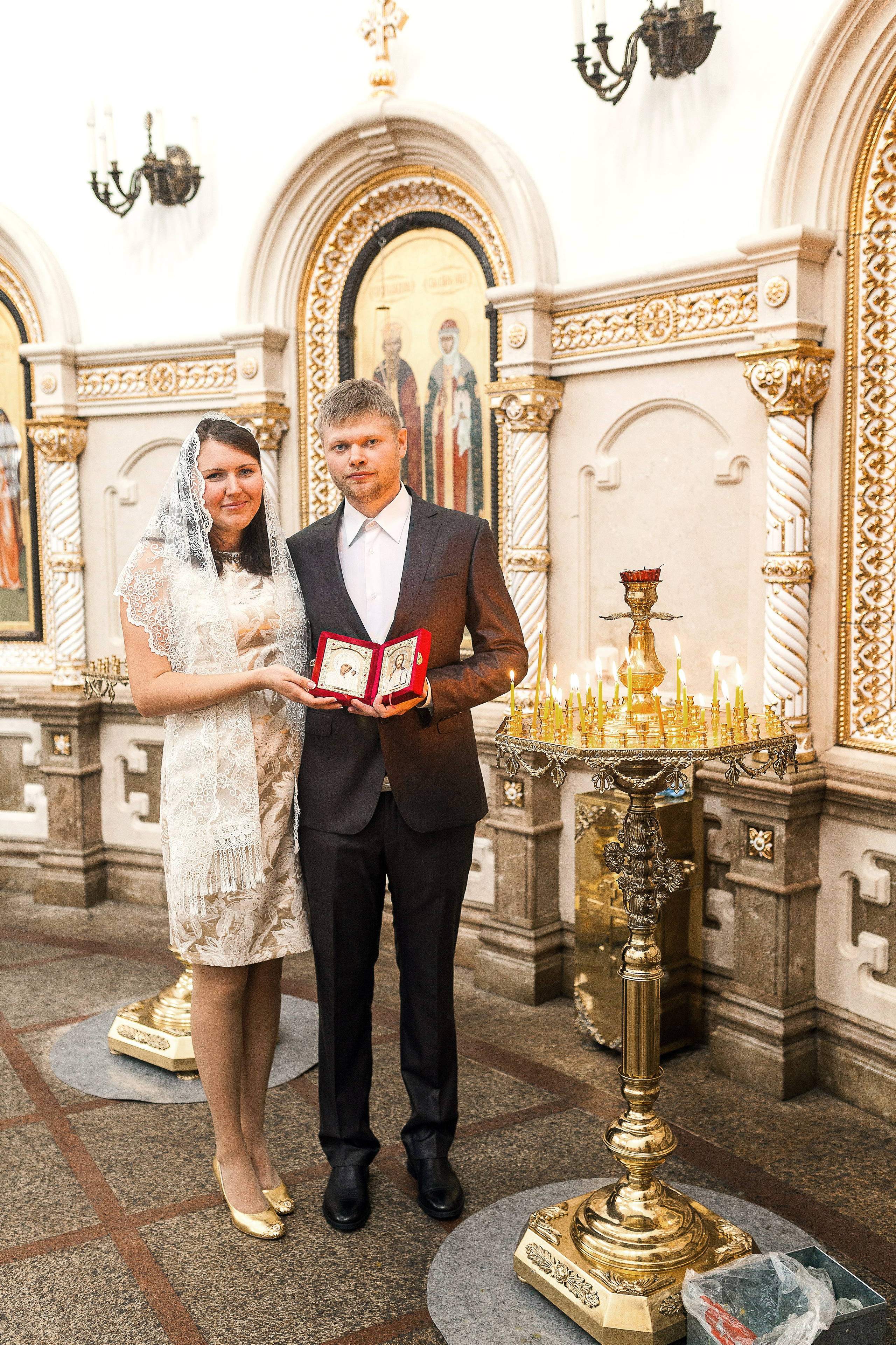 Венчание Светланы и Алексея. Фотограф на Крещение, семейный фотограф в Москве