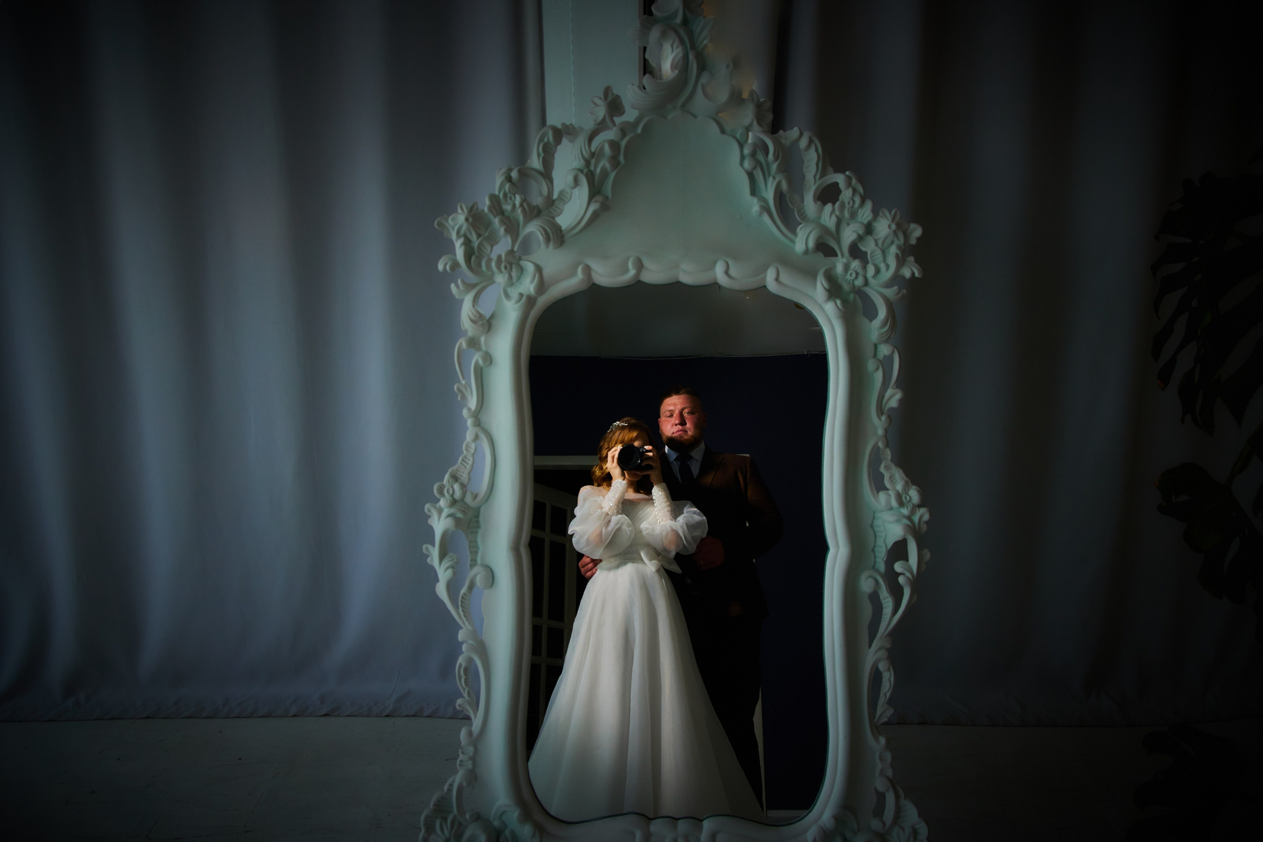 Свадебная фотосессия в фотостудии Дмитрия и Екатерины. Свадебный видеограф и свадебный фотограф в Самаре Олег Слеб