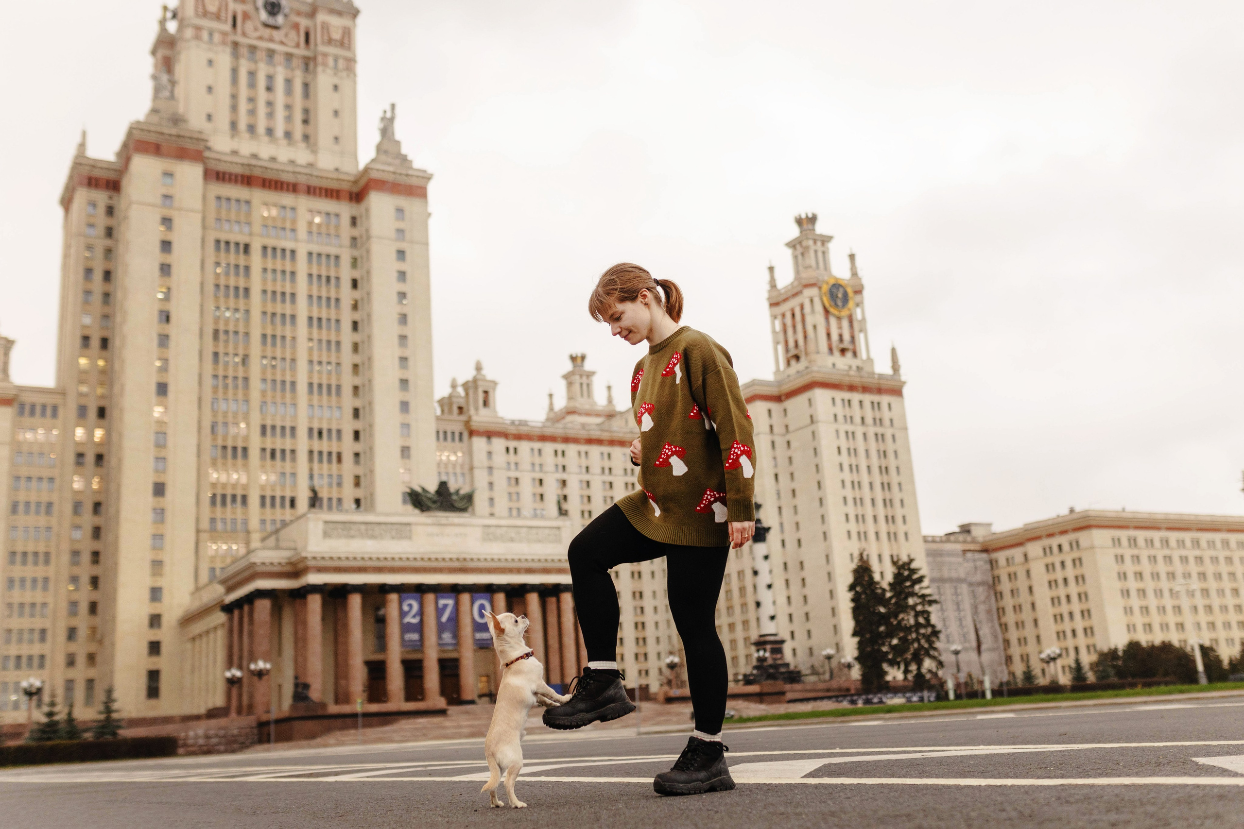 Москва / Марина и Лира, Полина и Деймон. Фотограф Кузина Вера