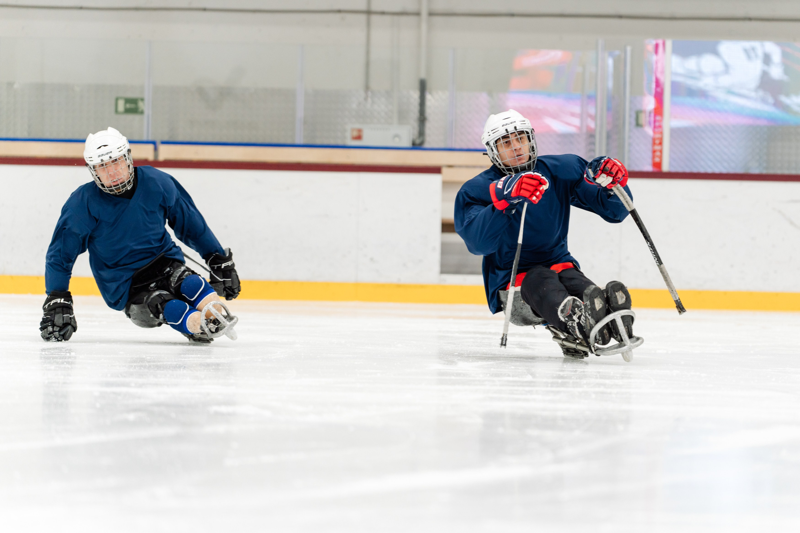 Игра в следж хоккей приуроченная 23.02.26 в арене Сталкер