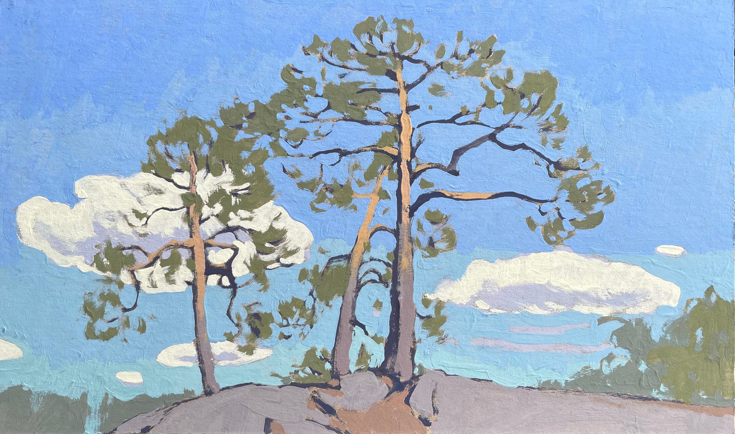 Карелия. Художница Лиза Владимирова