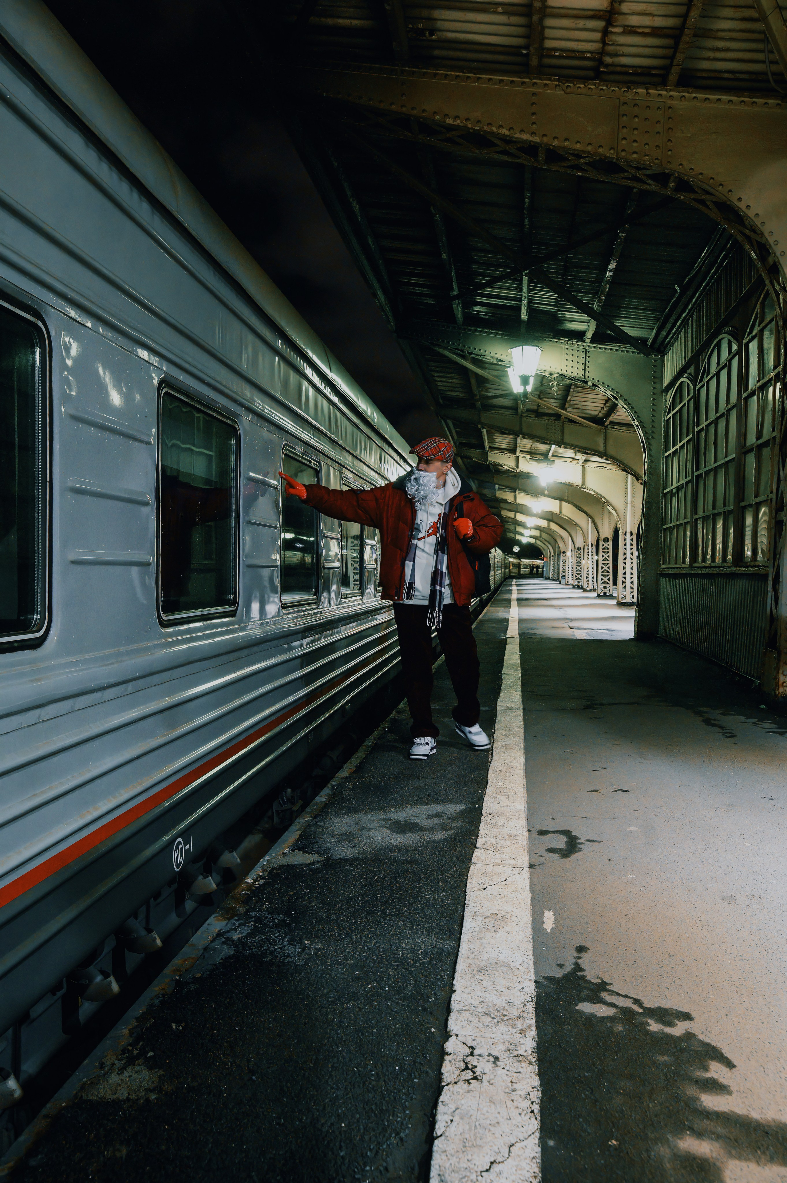 Дед Мороз на стиле. Профессиональный фотограф в Санкт-Петербурге