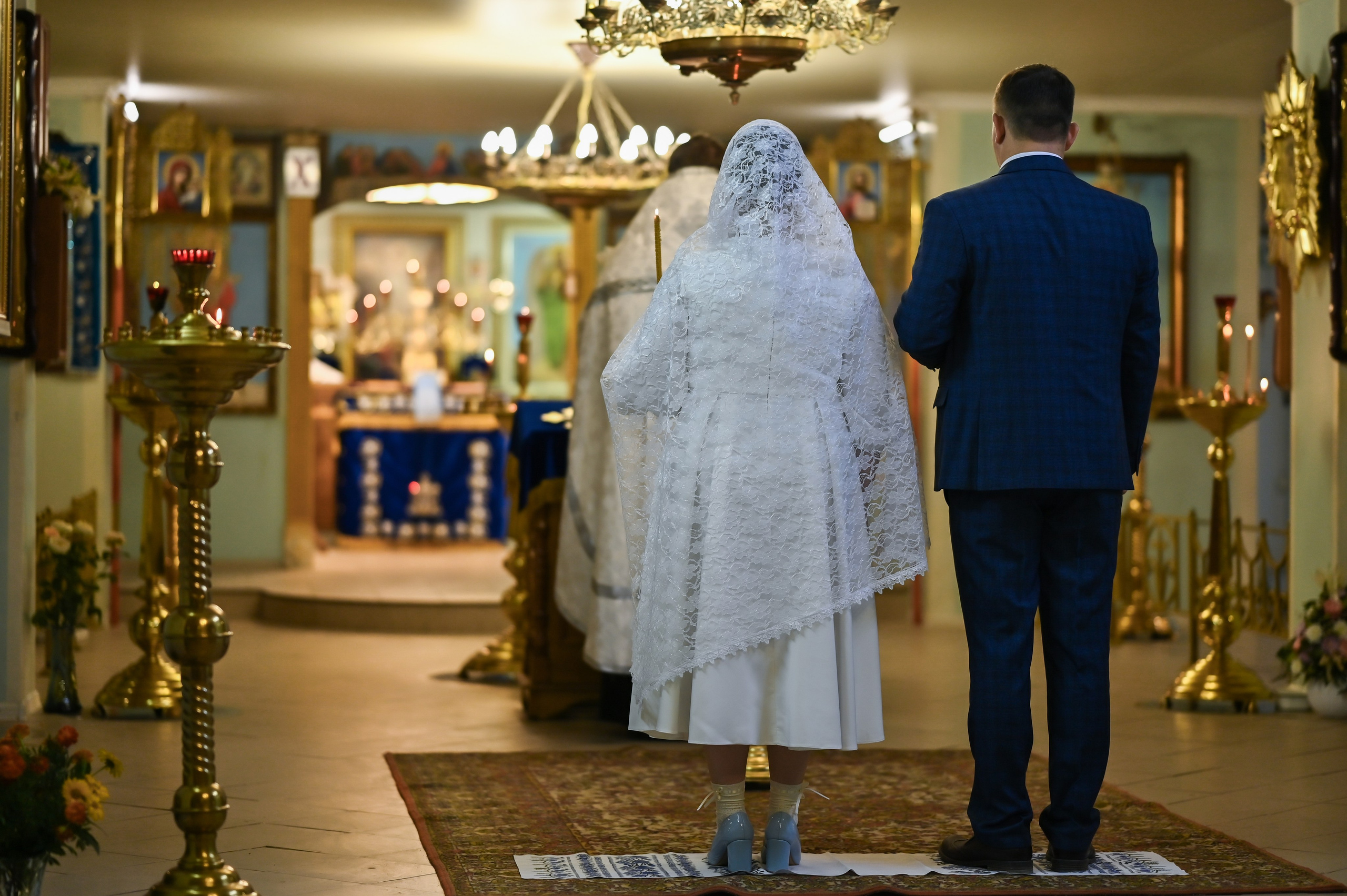 Венчание Андрей и Елена. Репортажный и свадебный фотограф в Липецке Иван Первойкин