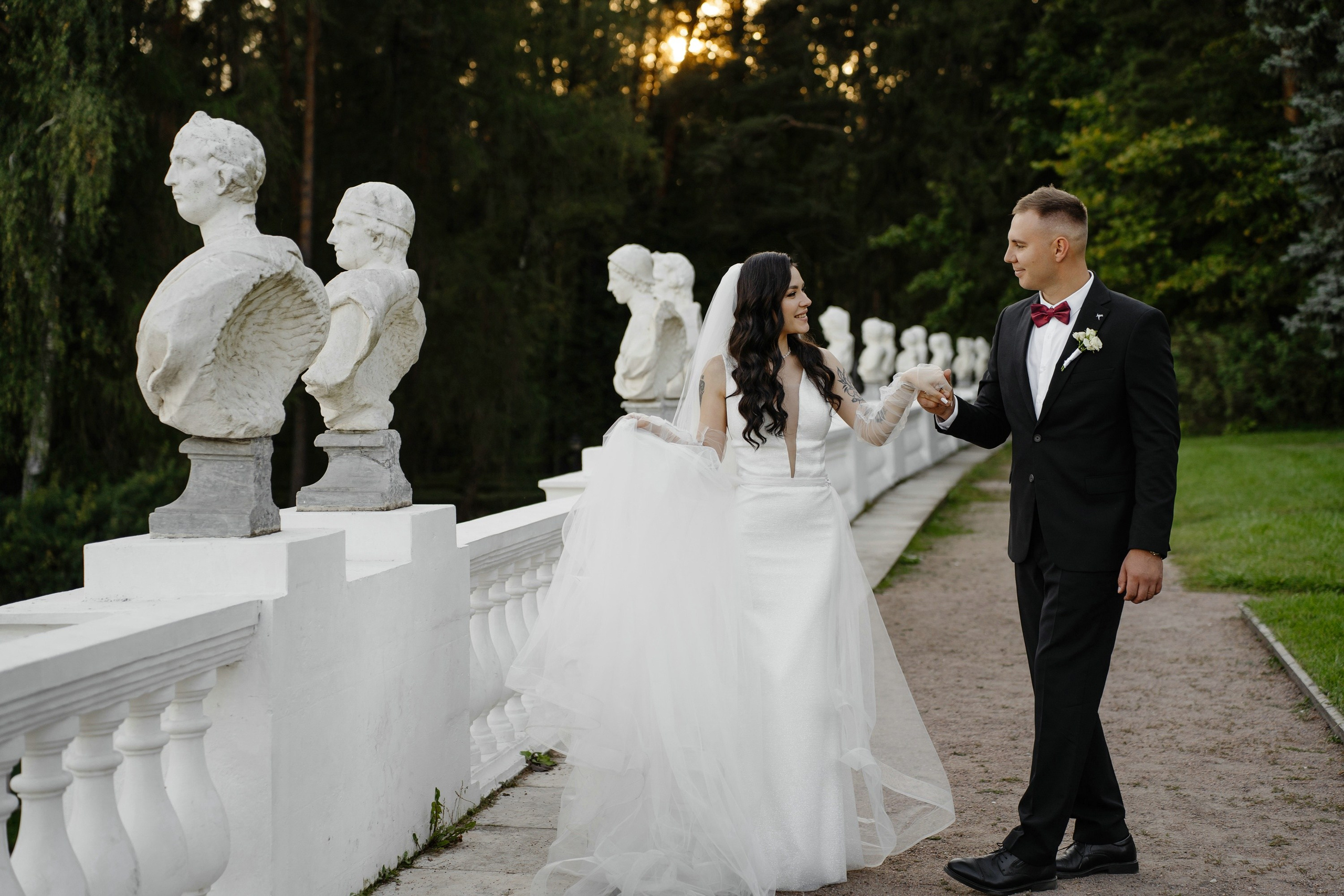 Свадьба в усадьбе Архангельское. Свадебный и семейный фотограф в Москве Светлана Зоткина