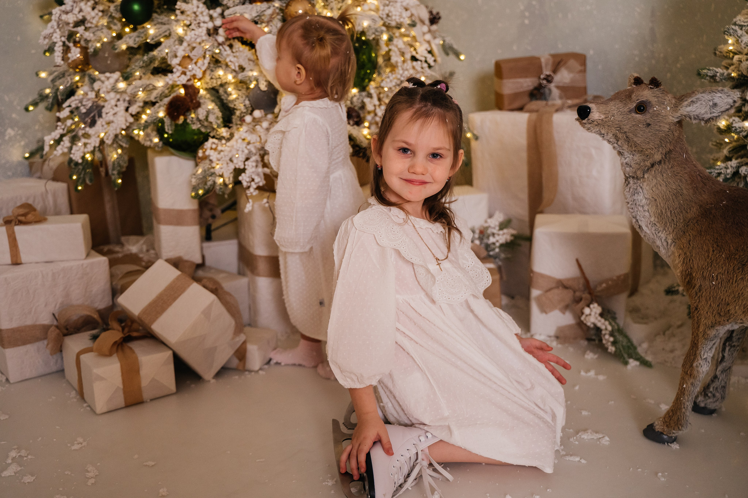 Новогодняя история двух принцесс. Свадебный и семейный фотограф в Новосибирске Синицына Наталья