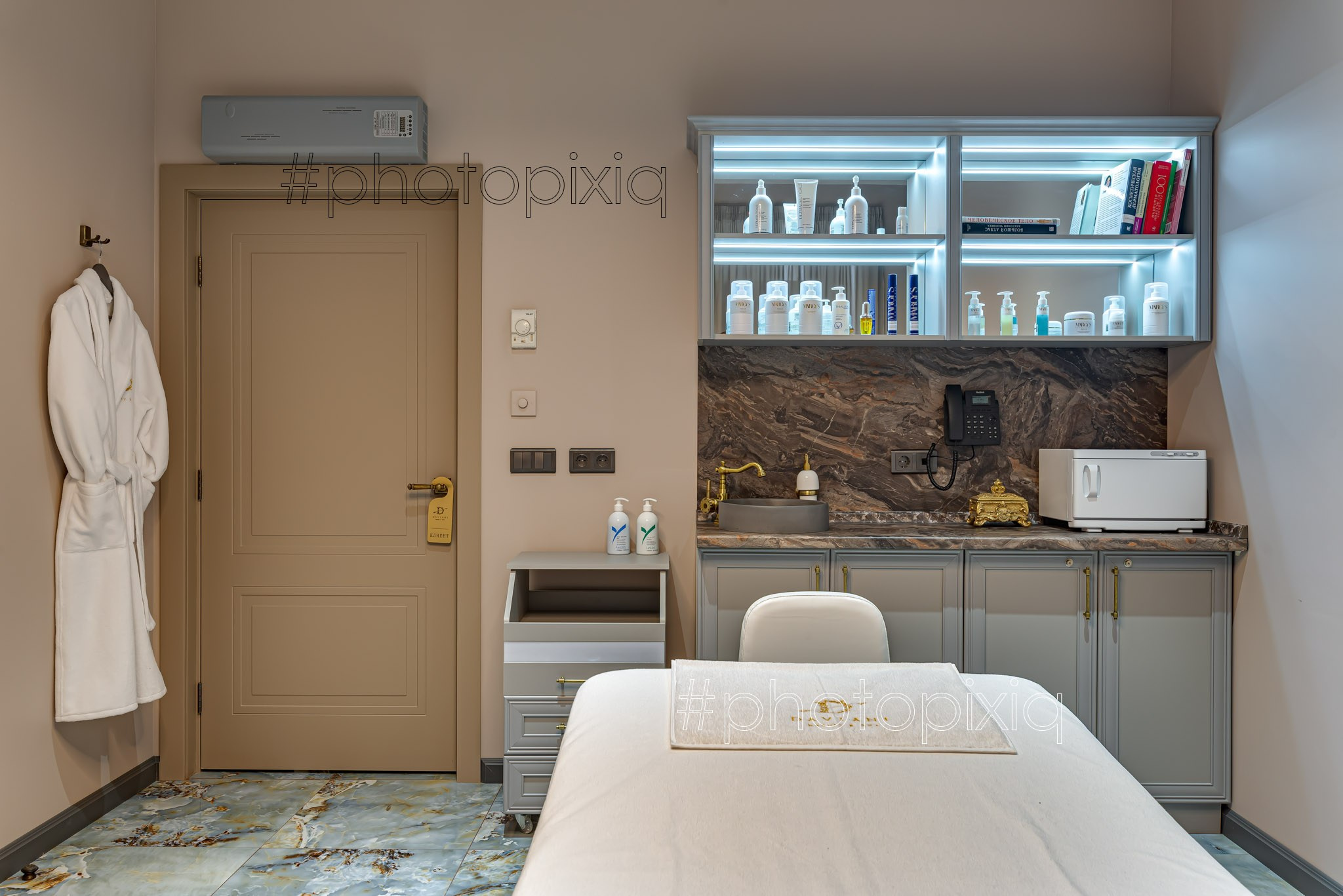 Интерьерная съёмка салона красоты DAVIANI для сайта и рекламы. Интерьерная съёмка и виртуальные туры — Интерьерный фотограф Кузнецов Сергей (photopixiq)