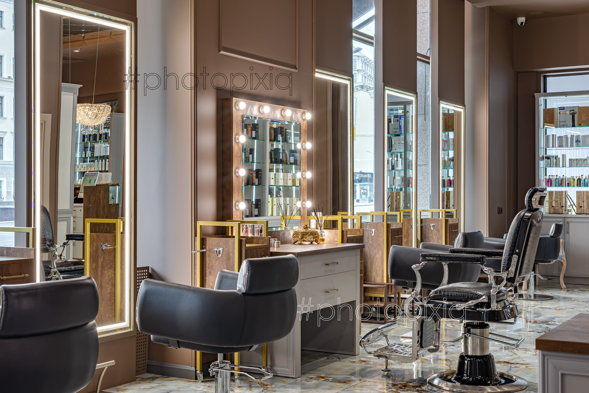 Интерьерная съёмка салона красоты DAVIANI для сайта и рекламы. Интерьерная съёмка и виртуальные туры — Интерьерный фотограф Кузнецов Сергей (photopixiq)