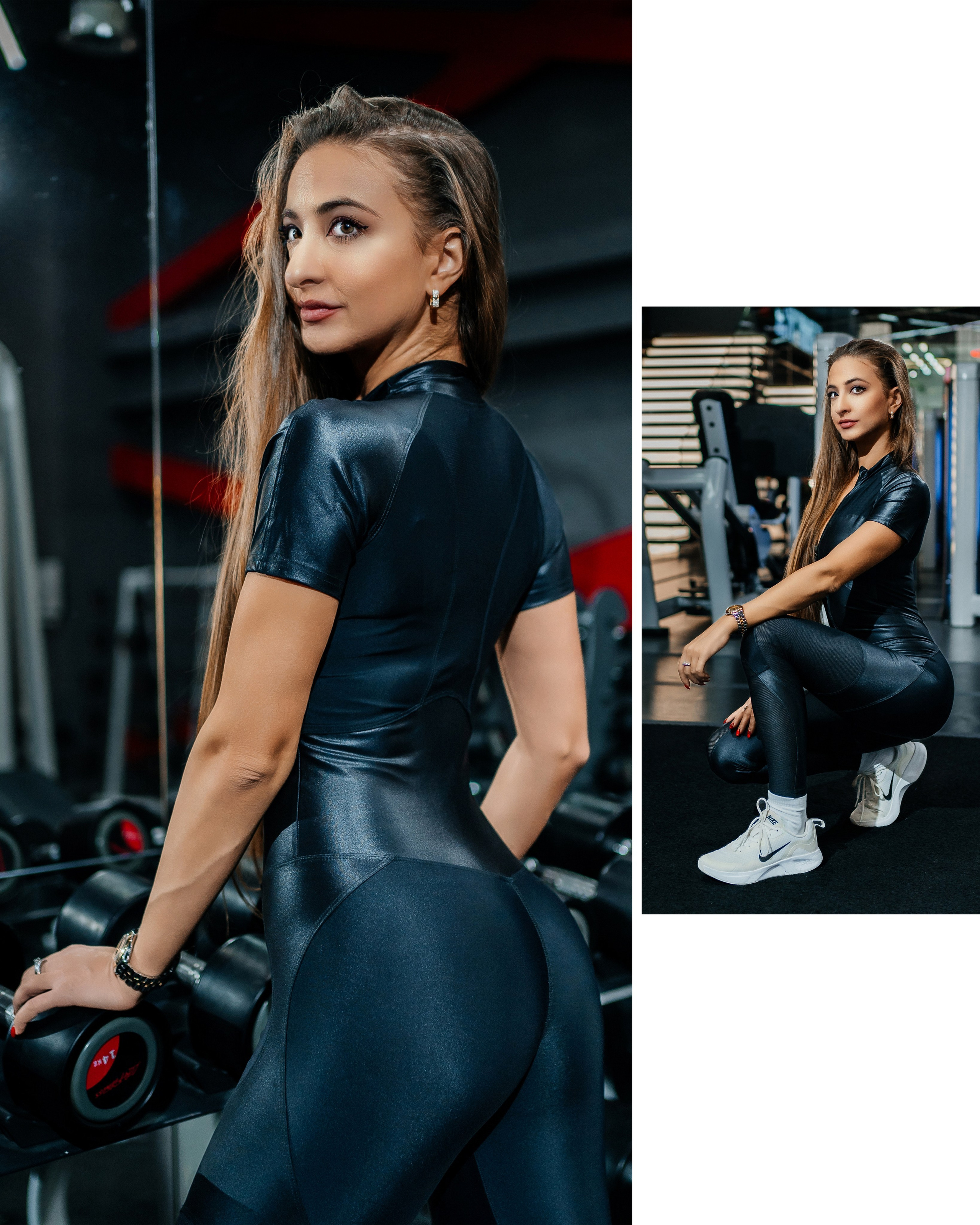 Индивидуальная фитнес-фотосессия: работа с собственным весом в спортзале