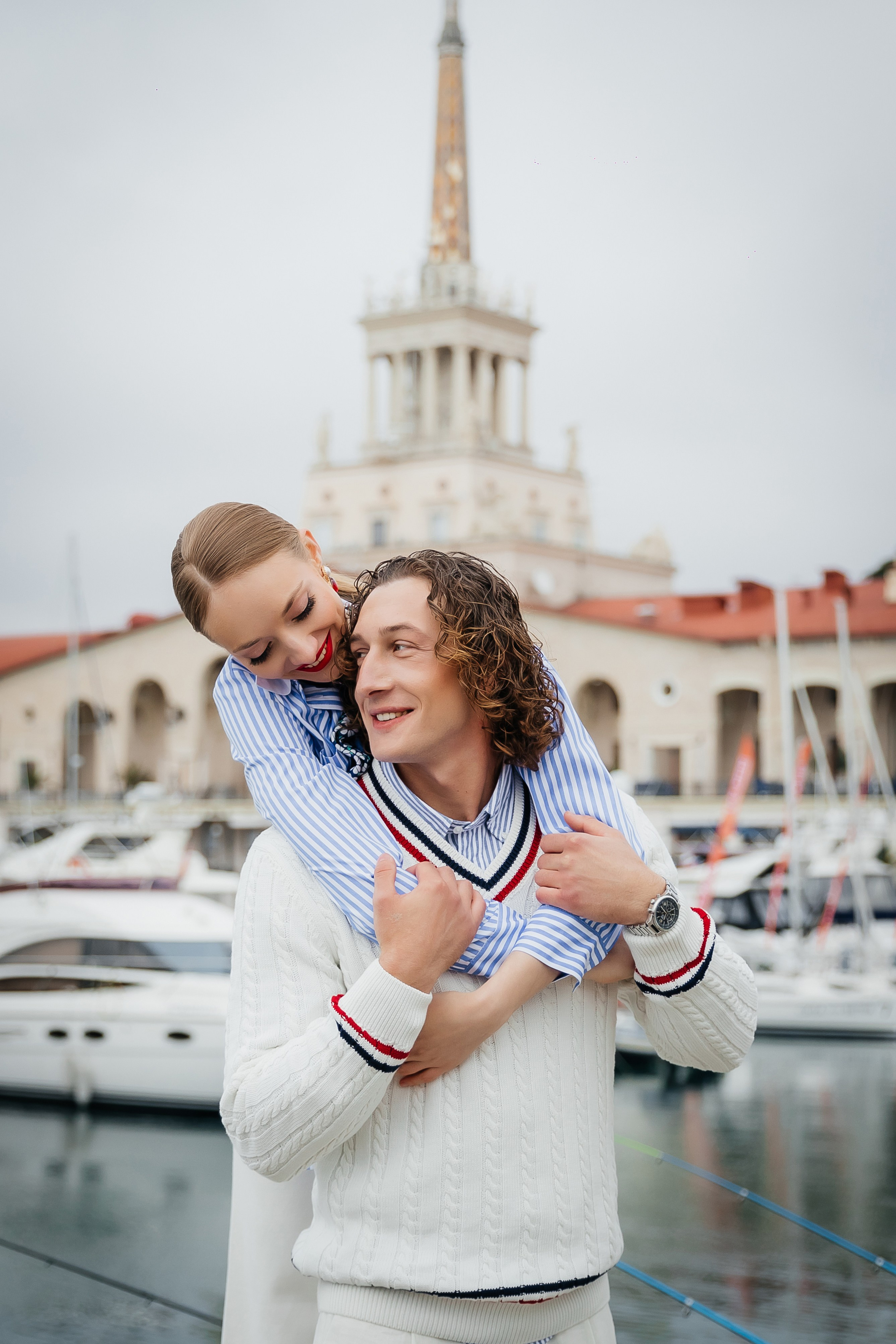 В морском порту. Свадебный и семейный фотограф Краснодарский край