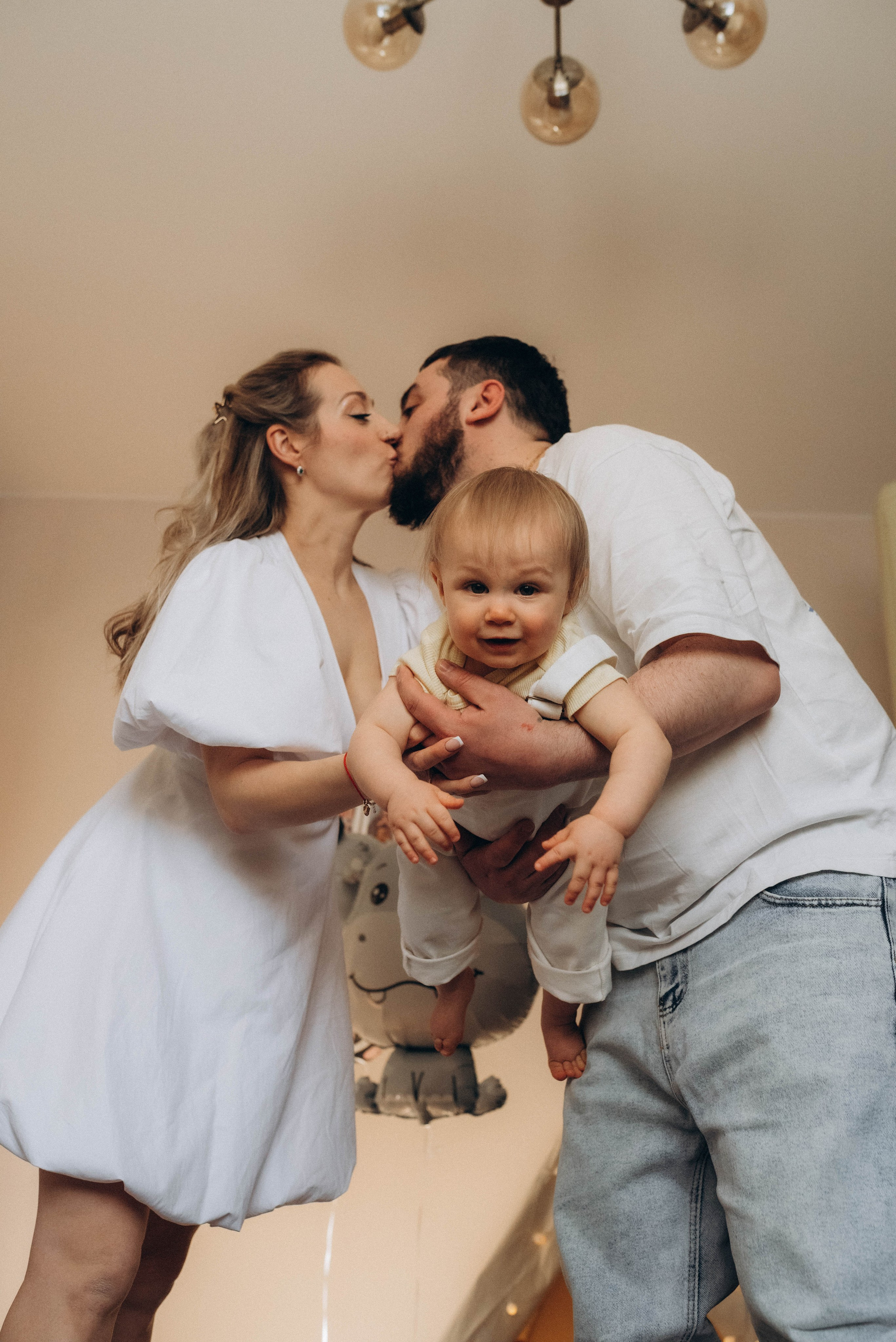 Домашняя фотосессия ко дню рождения малыша. Семейный фотограф в Железнодорожном Масаева Елена