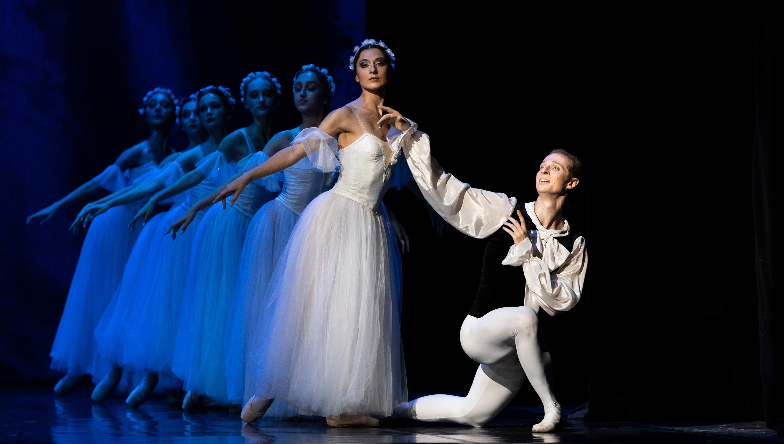 Шопениана театр САЦ для Летних балетных сезонов. Балетный фотограф Москва Майоров Николай