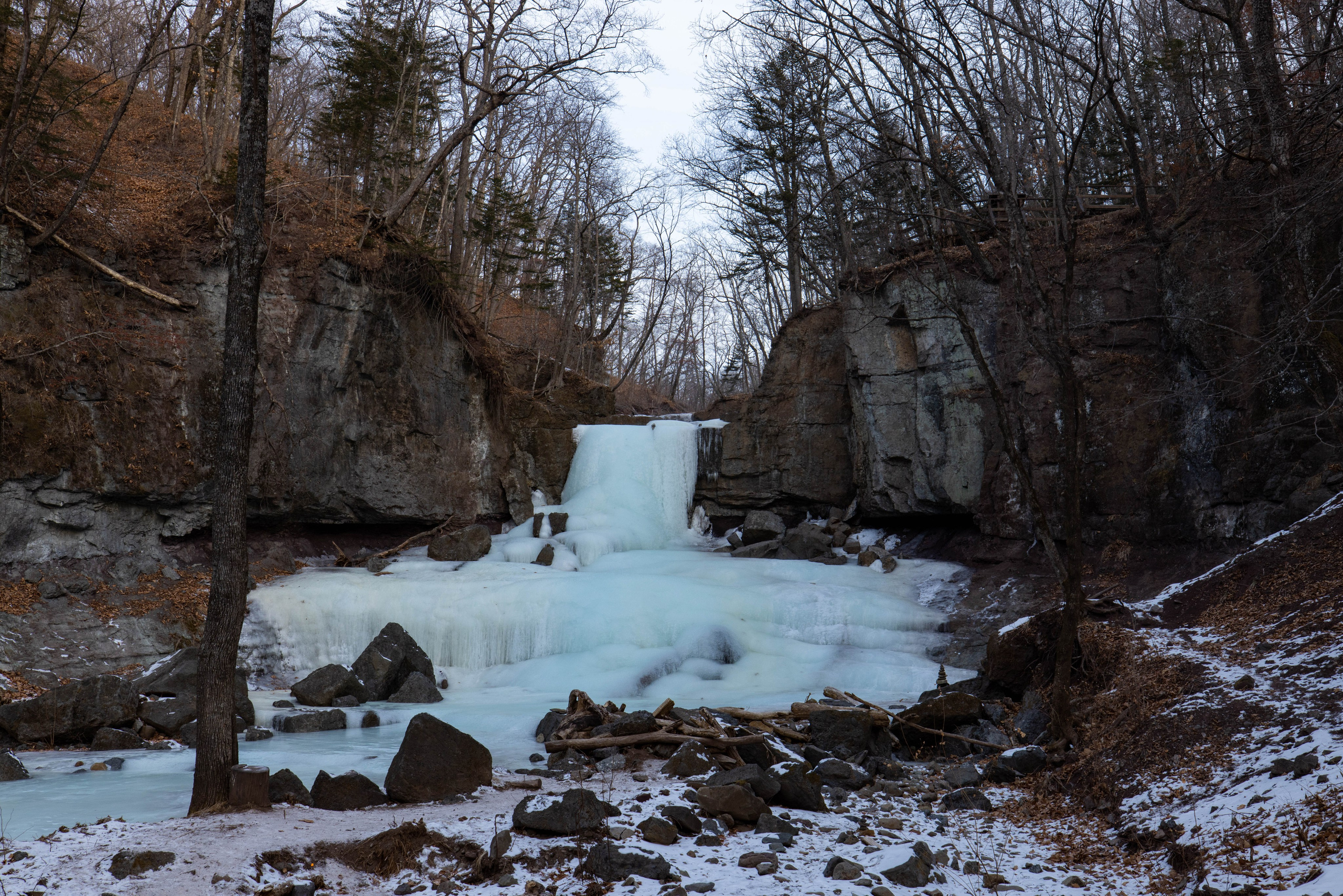 Кравцовские водопады. Турист оптимист