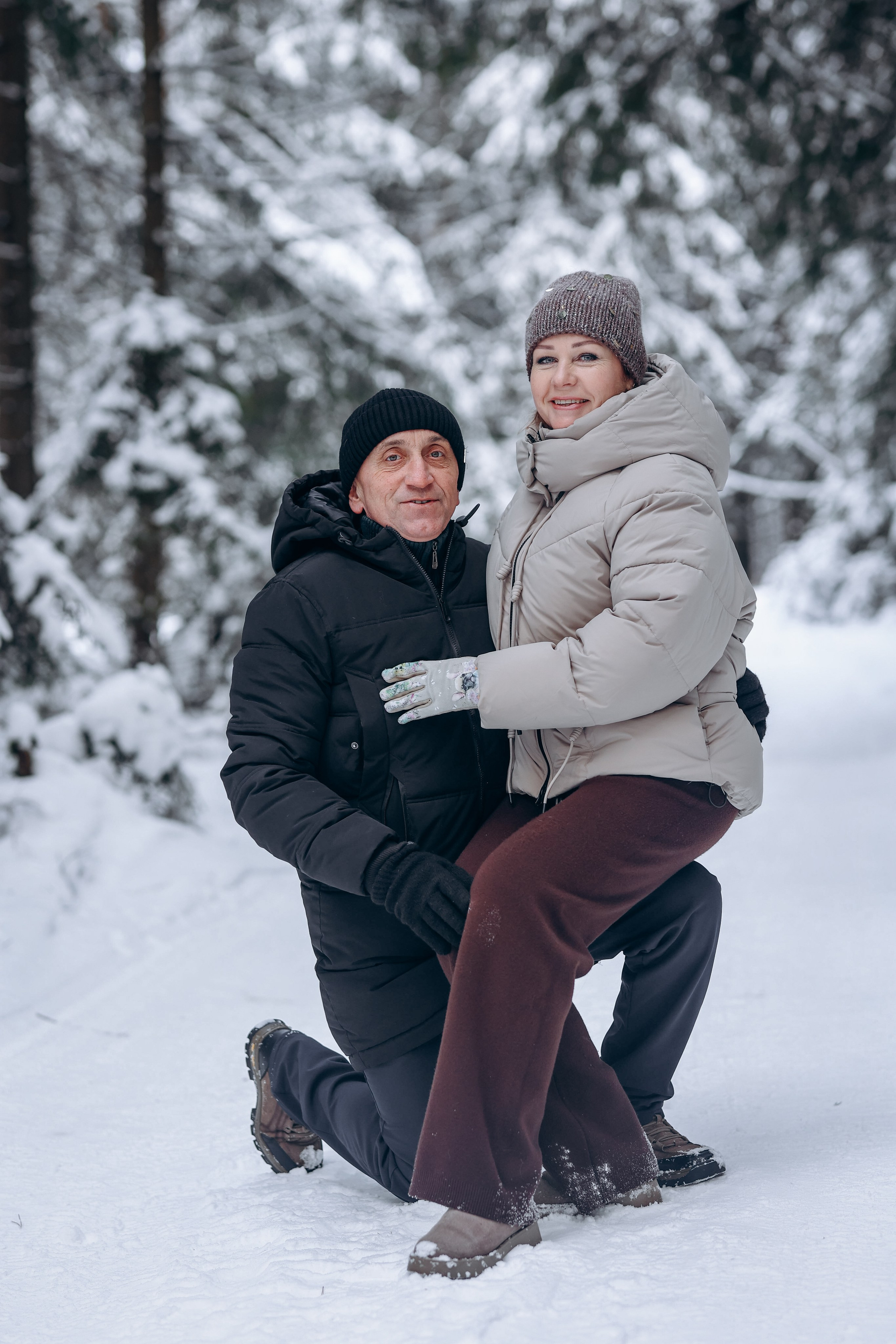 Сочельник в снежном бору. Детский и Семейный фотограф Елена Карпушина