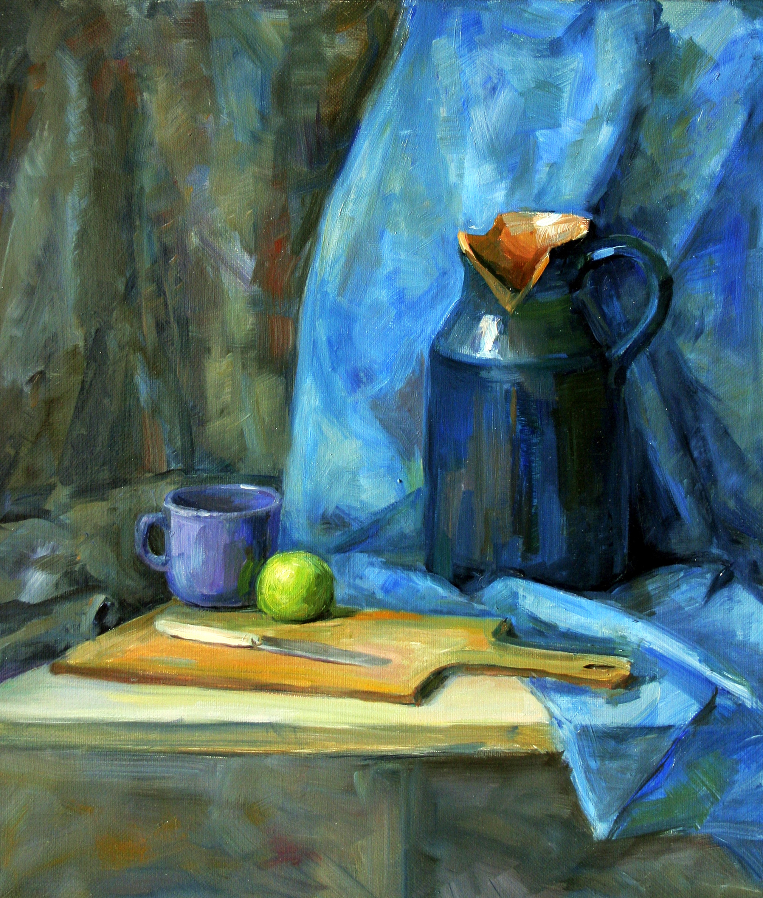 Учебный натюрморт, холст / масло, 2006