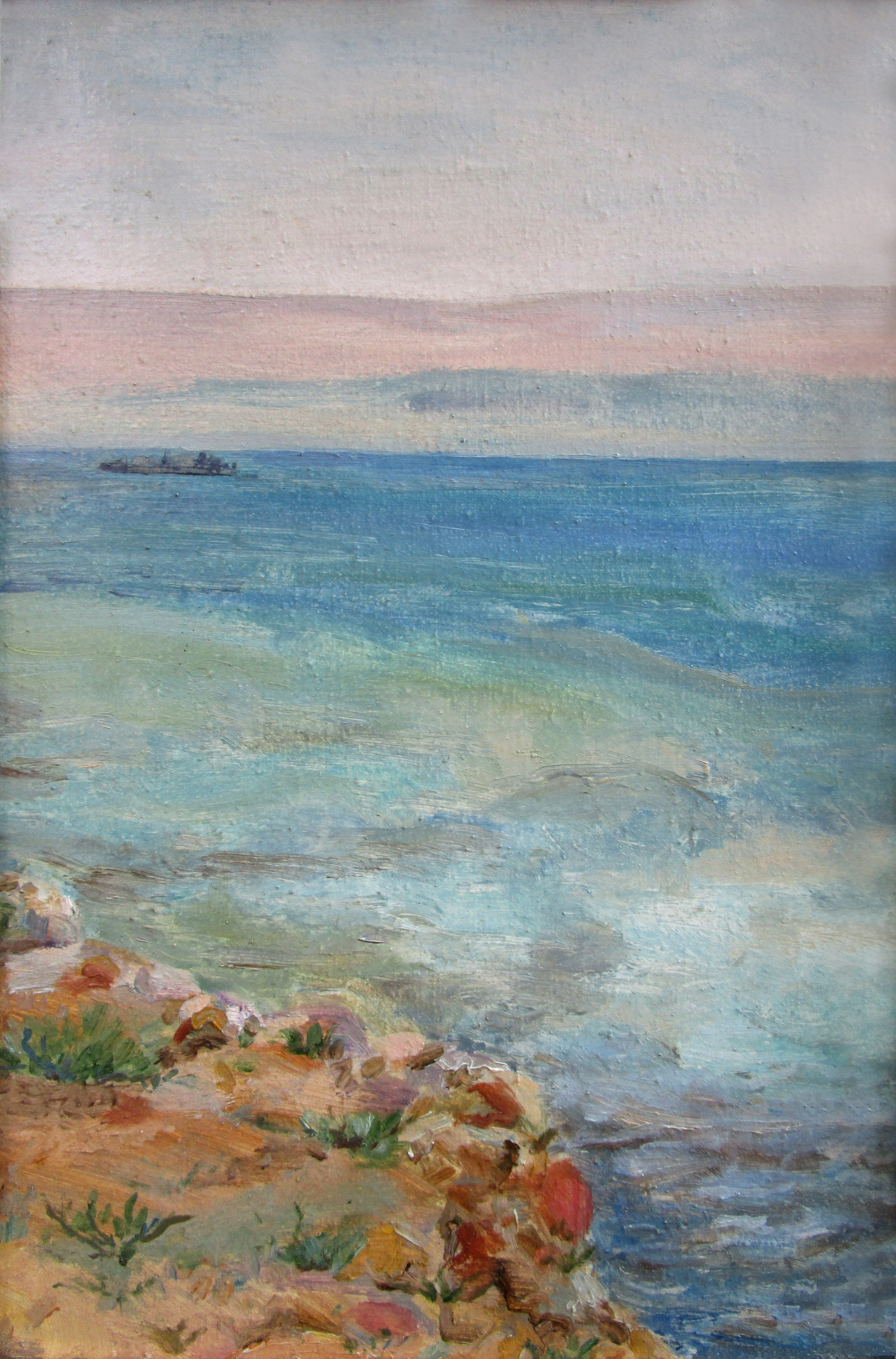 "Чёрное море ранним утром", холст / масло, 2008