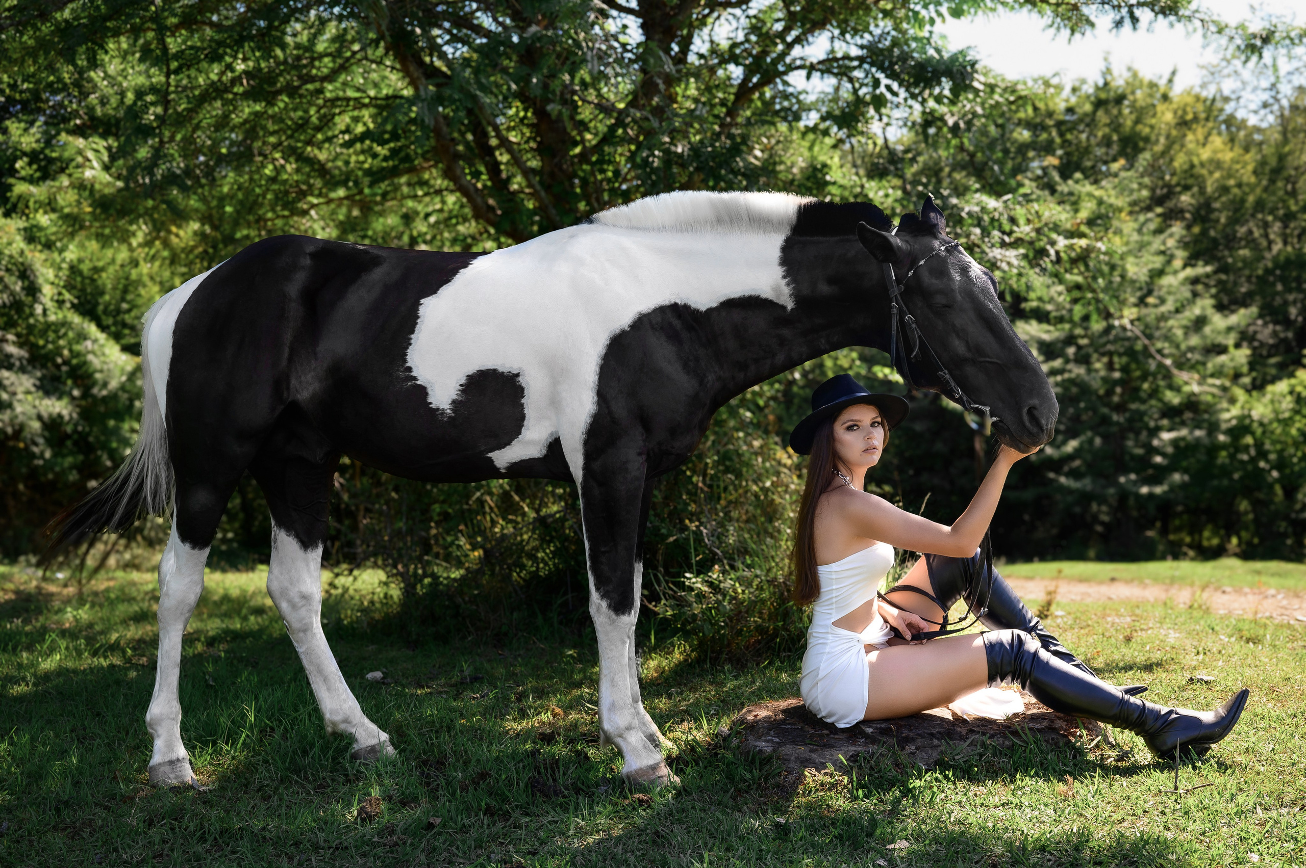 Людмила (Фотосессия с лошадьми). Наталья Слесаренко фотограф в Сочи