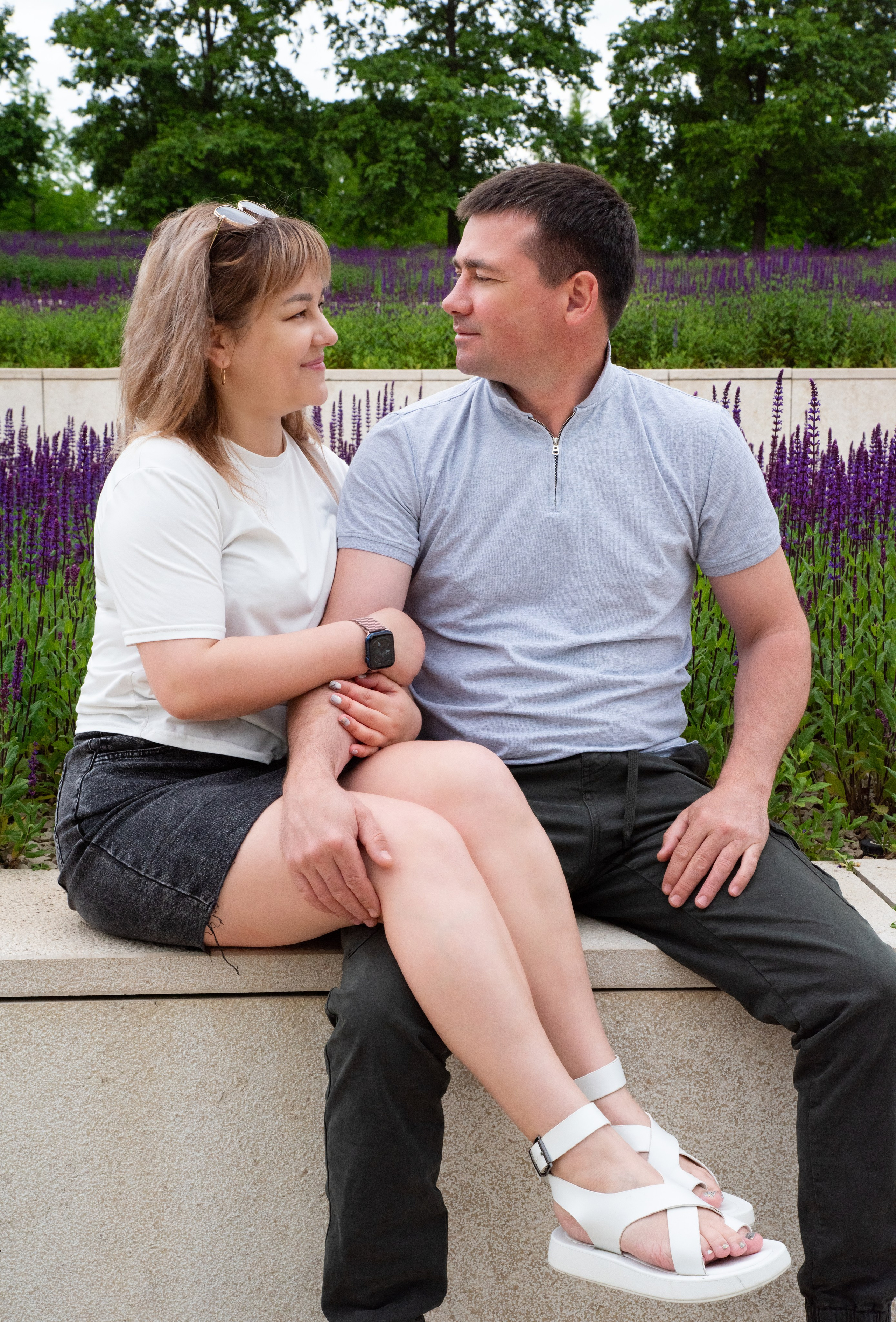 Семья Ирины в парке Галицкого. Фотограф в Краснодаре Анна Карелина