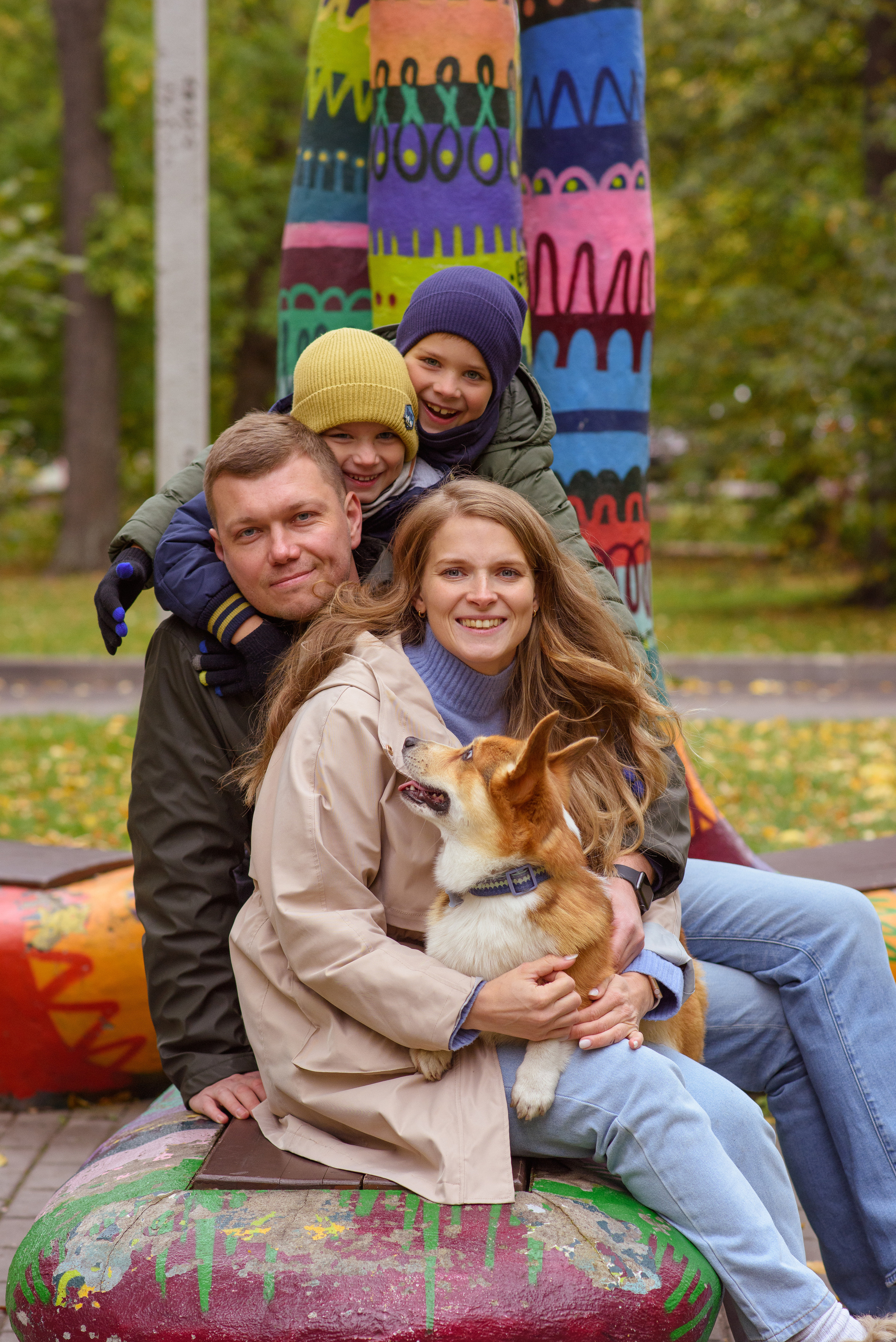 Семейная фотосессия в студии в Москве, семейный фотограф Анна Полушина. Свадебный фотограф в Москве Анна Полушина