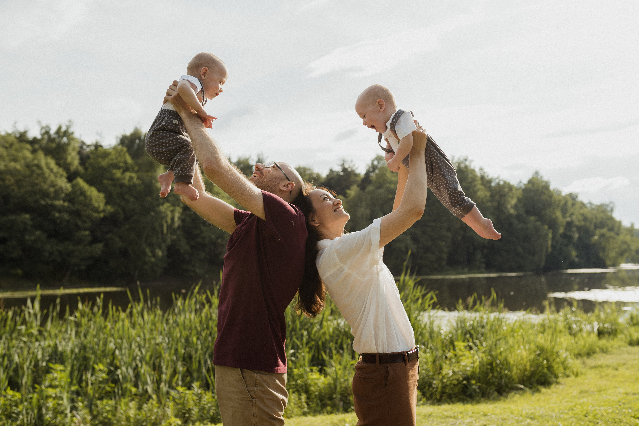 Семейная фотосессия в студии в Москве, семейный фотограф Анна Полушина. Свадебный фотограф в Москве Анна Полушина