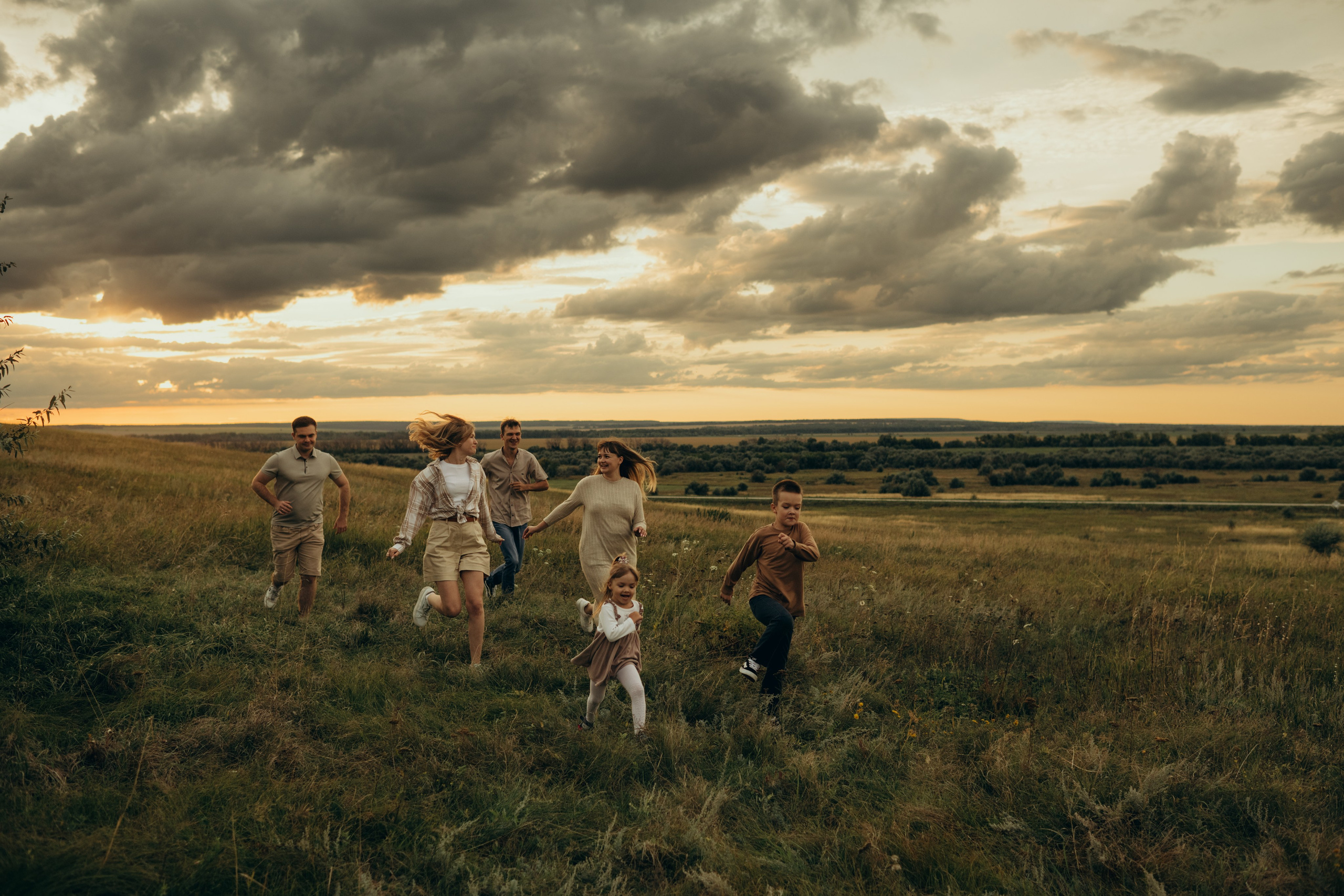 Даша Даня Ксюша Илья Саша и Ева. Свадебный и семейный фотограф в Самаре Головань Наталья