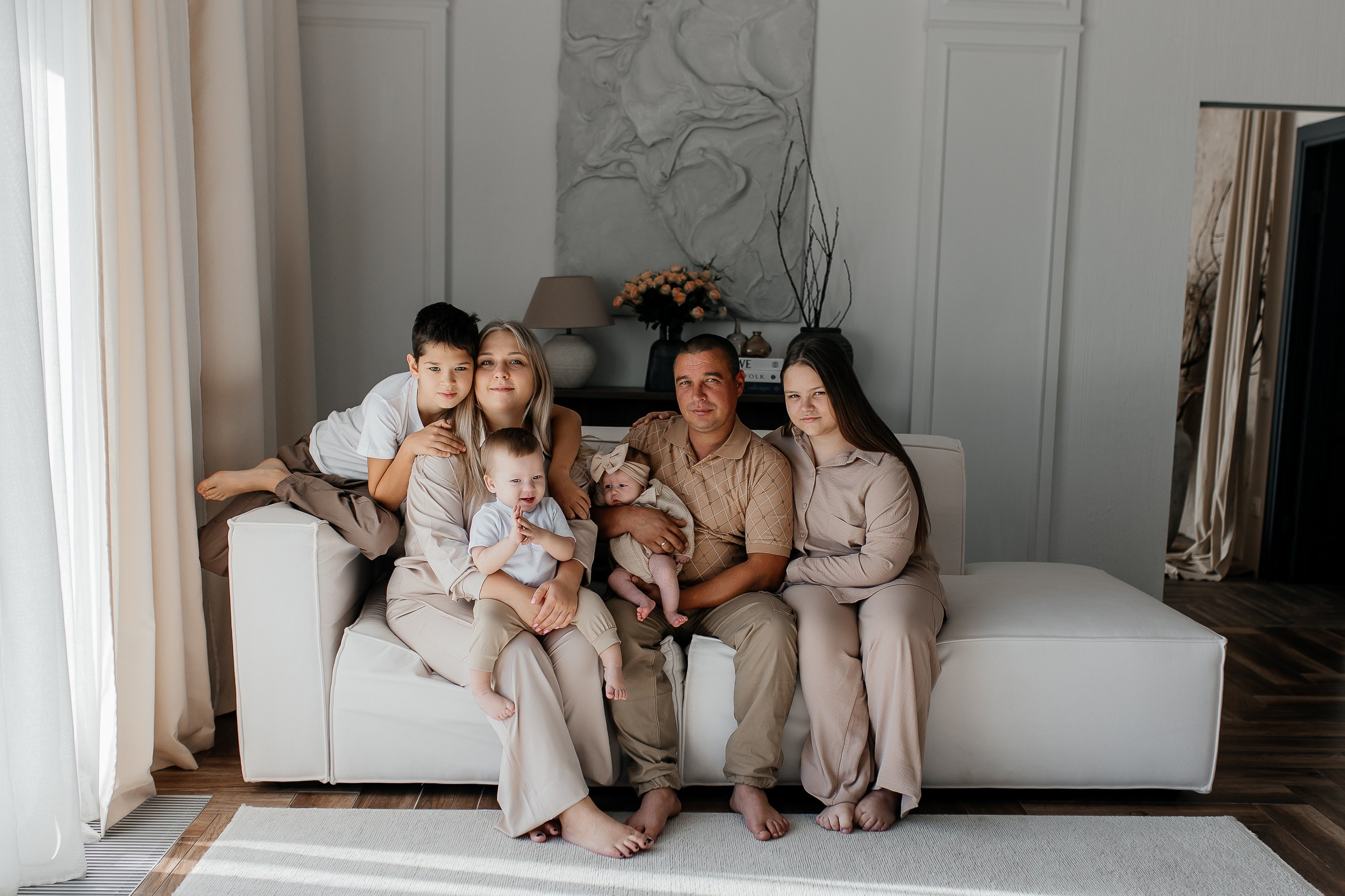 Петя, Настя, Кирилл, Даша, Тимофей и Валерия. Семейный lifestyle фотограф в Самаре Ольга @saflorra.ph