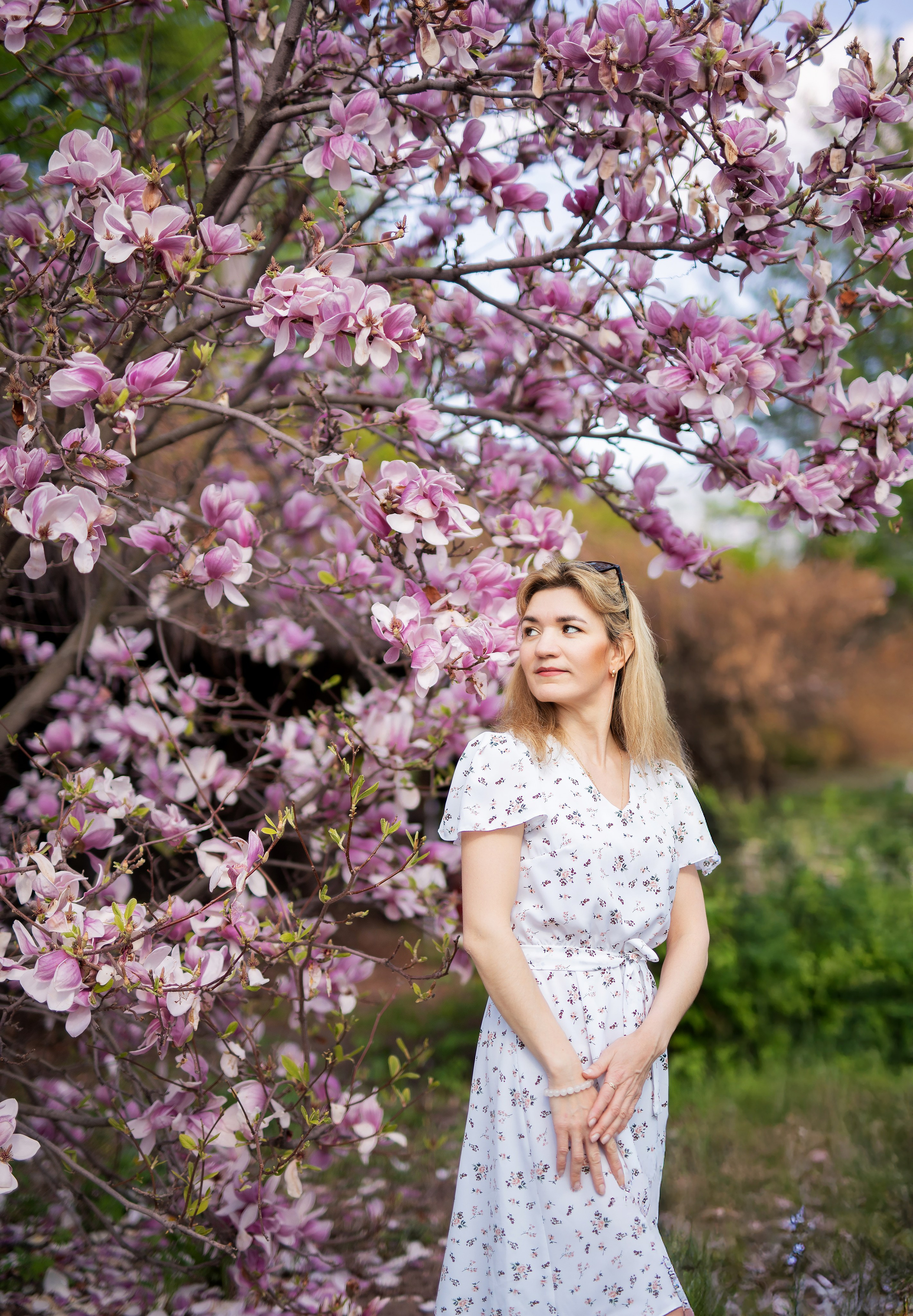 Съемки в магнолии. Детский и семейный фотограф Москва Рязань