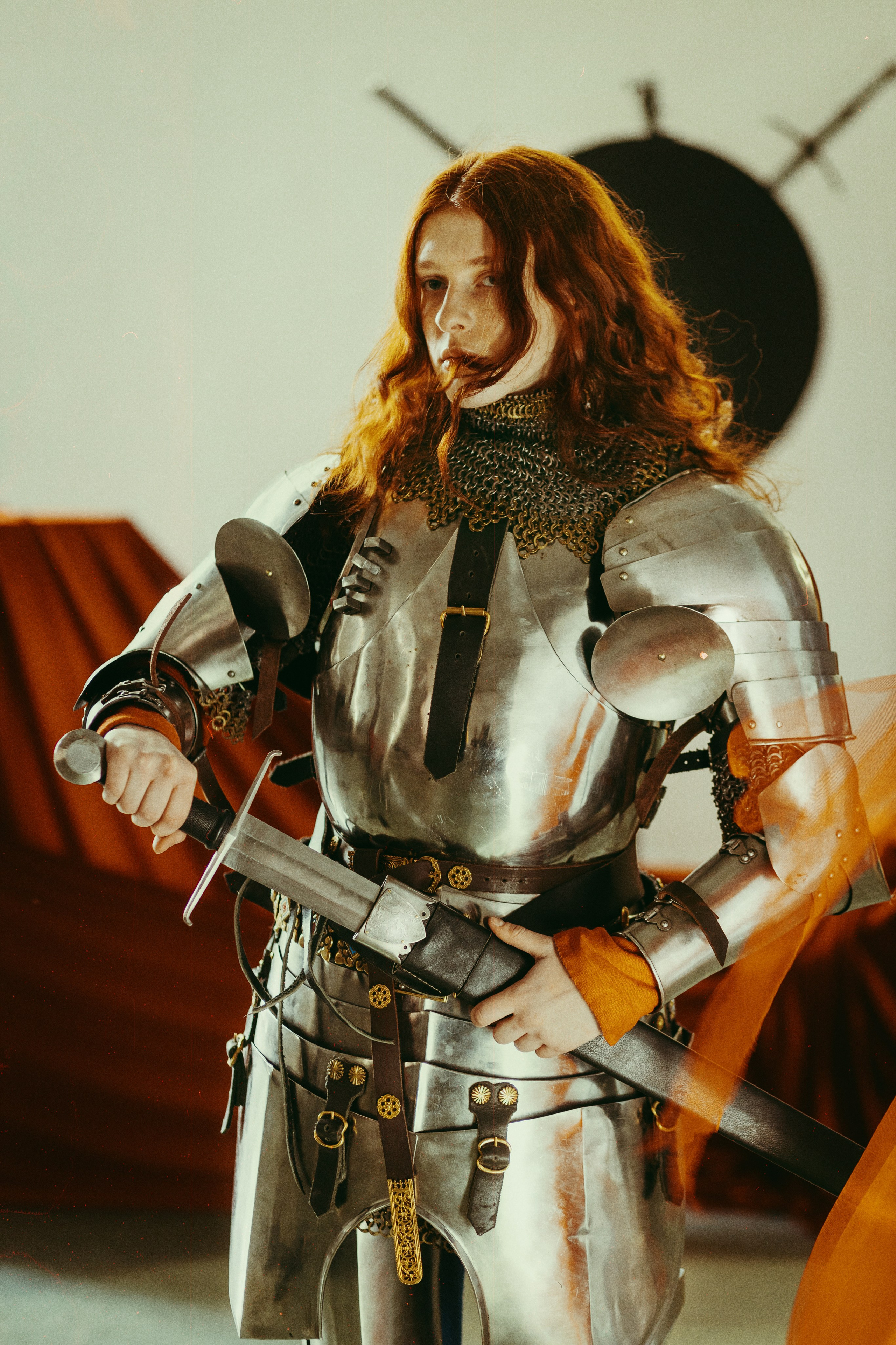 Леди рыцарь — фотосессия в Выборге