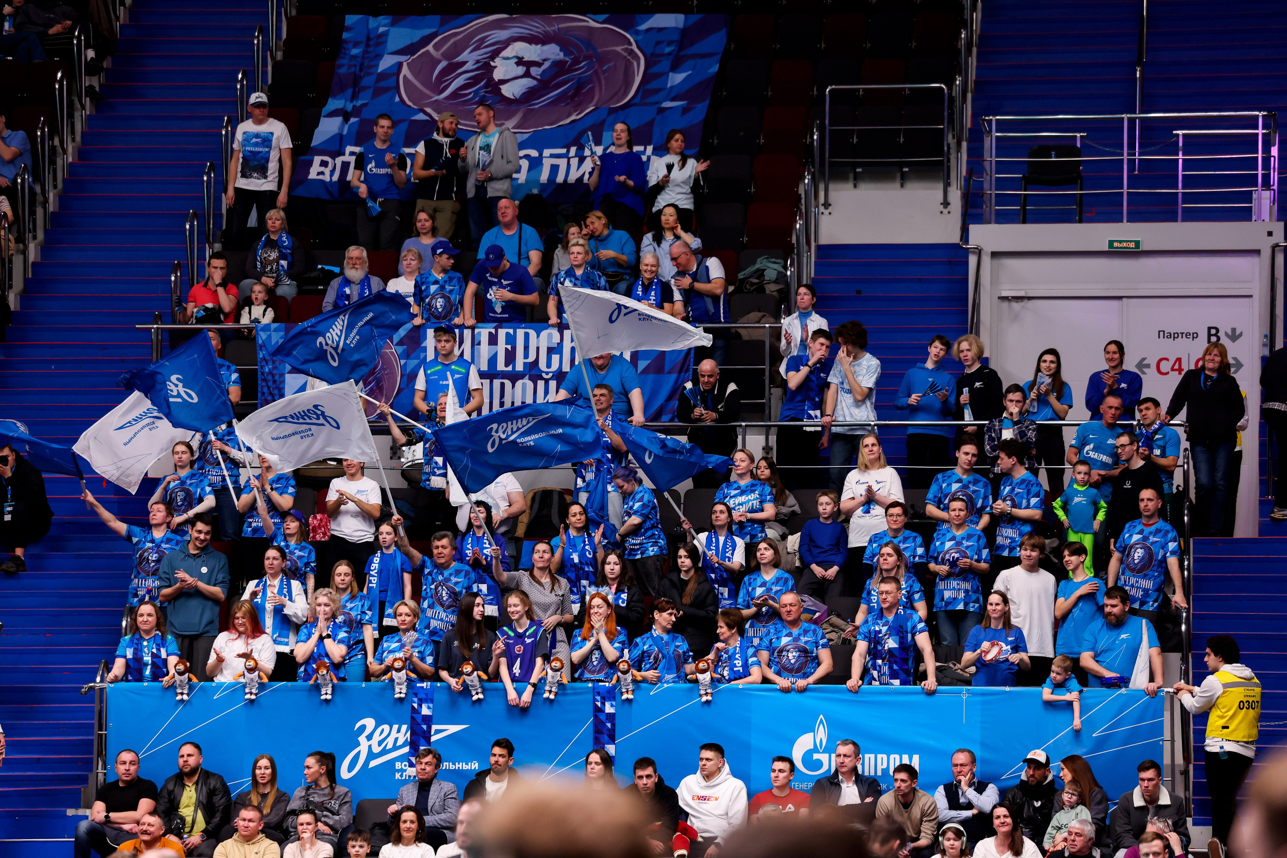 ВК Зенит — ВК Белогорье 08.04.2025. Спортивный и репортажный фотограф Антон Тереханов