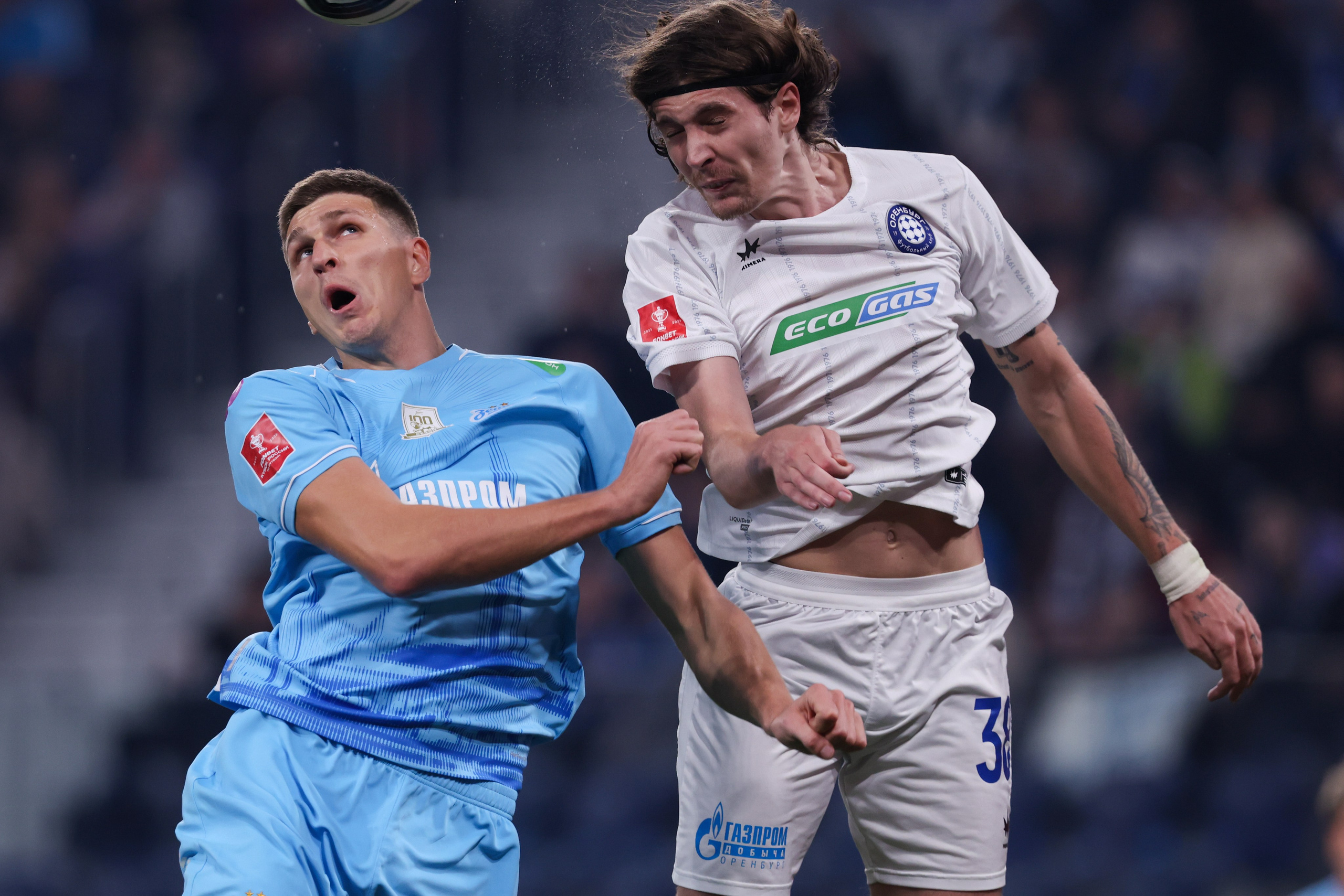 ФК Зенит -ФК Оренбург Fonbet Кубок России 2025/26. Спортивный и репортажный фотограф Антон Тереханов