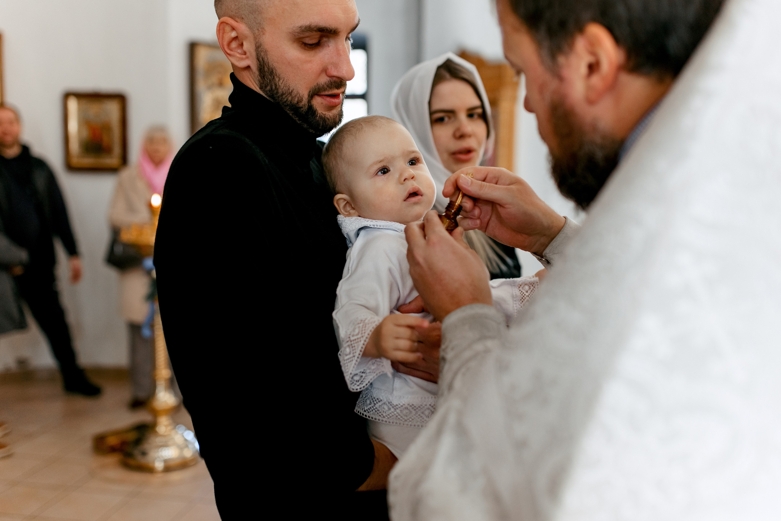 Крещение Тимофея. Свадебный и семейный фотограф в Туле и области Маша Костина