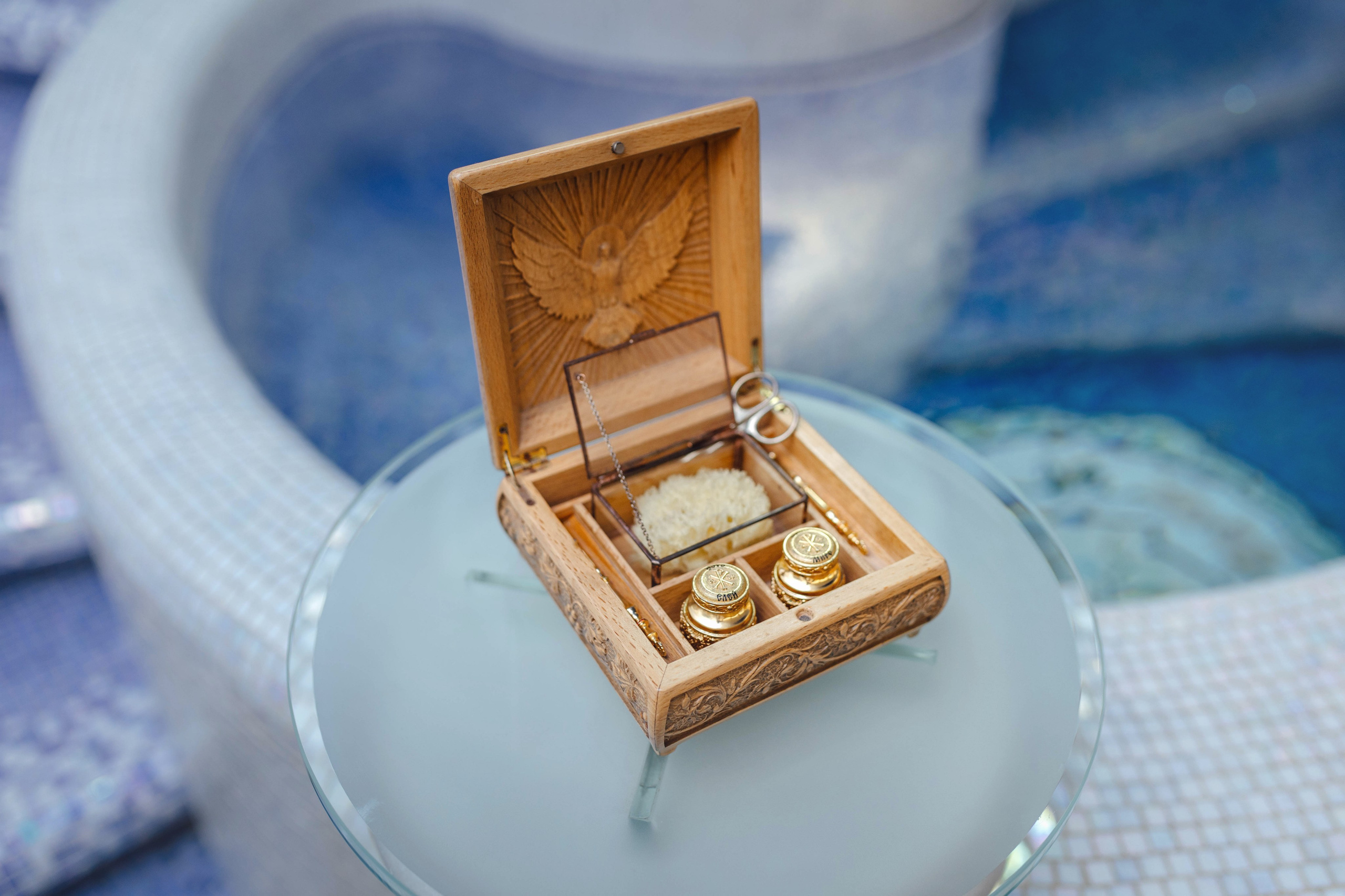 Крещение Демида, храм Святой Троицы, декабрь 2025